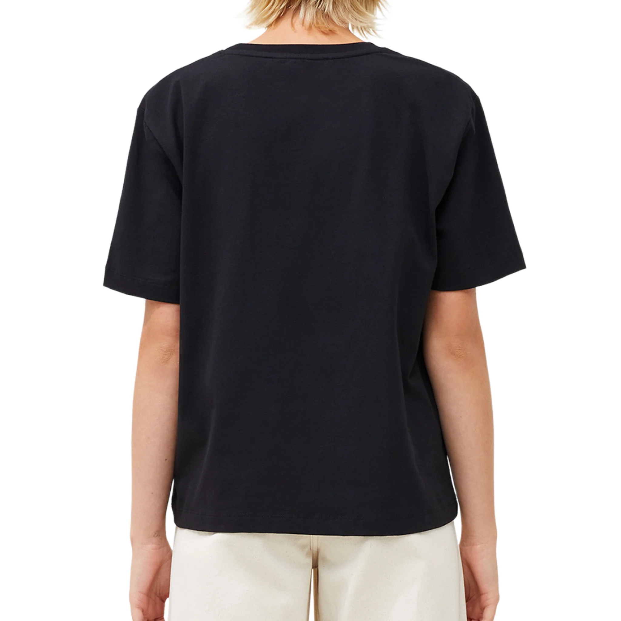 Womens French Connection Blackout Rallie Rouched S/s T Shirt - Image 3