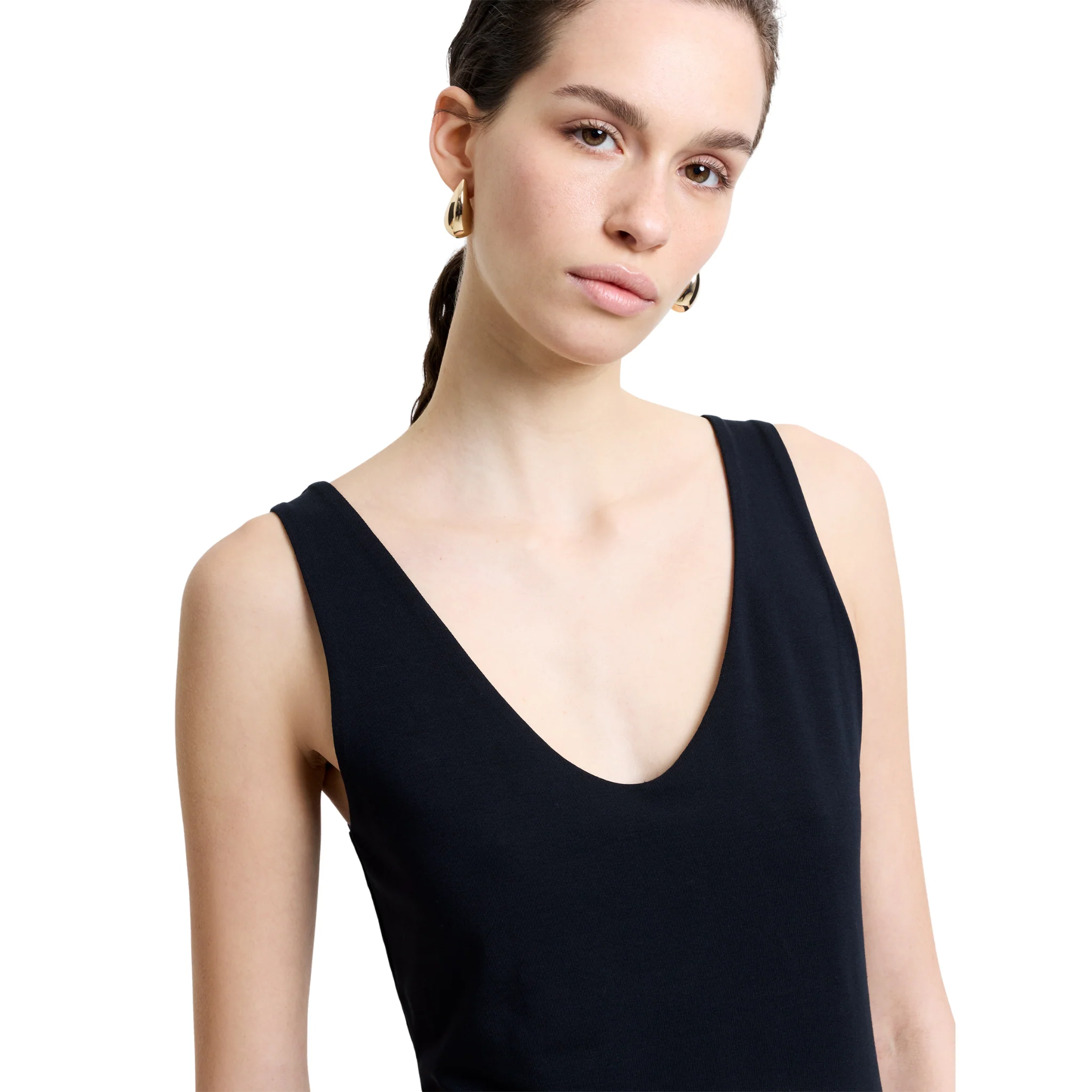 Womens French Connection Blackout Stretch Tank Top - Image 2
