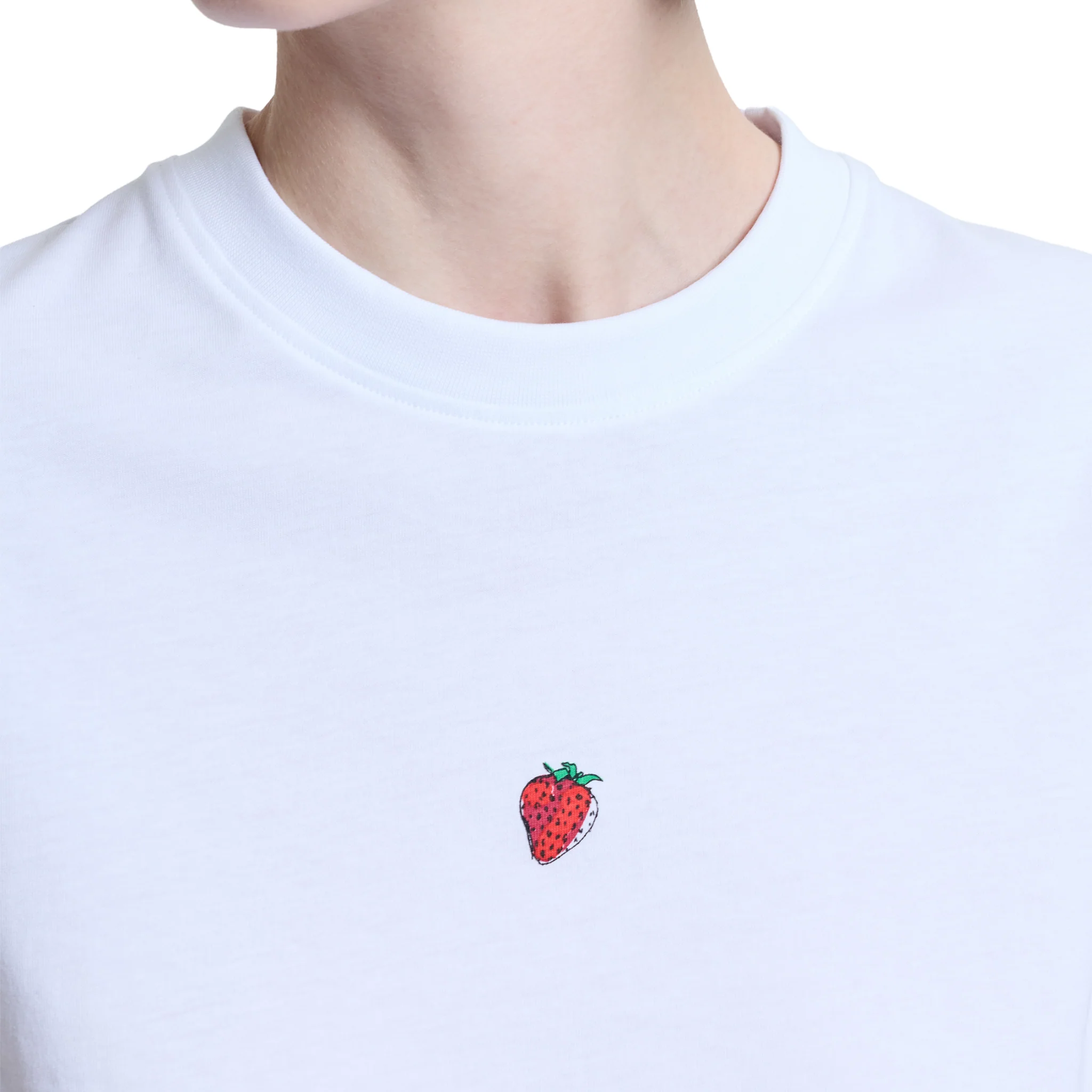 Womens French Connection Linen White Cocktail Graphic S/s T Shirt - Image 3