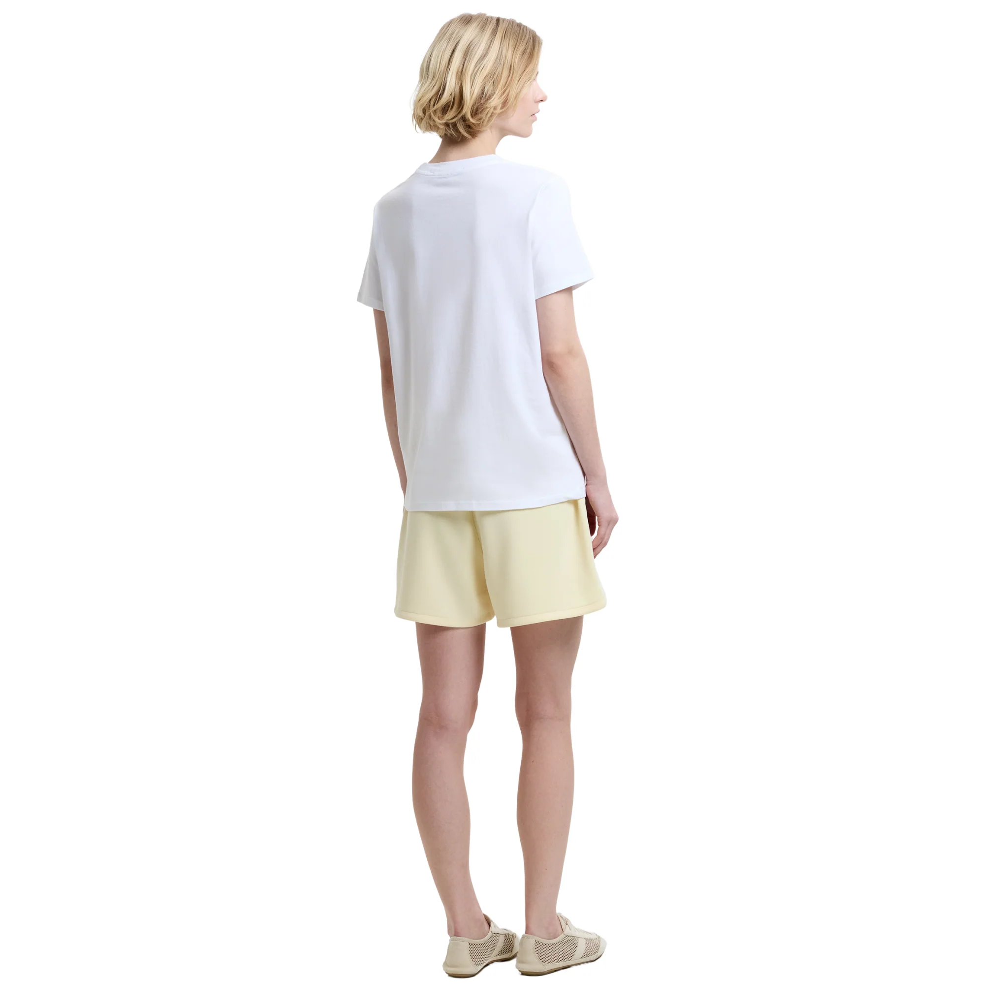 Womens French Connection Linen White Lemons S/s T Shirt - Image 4