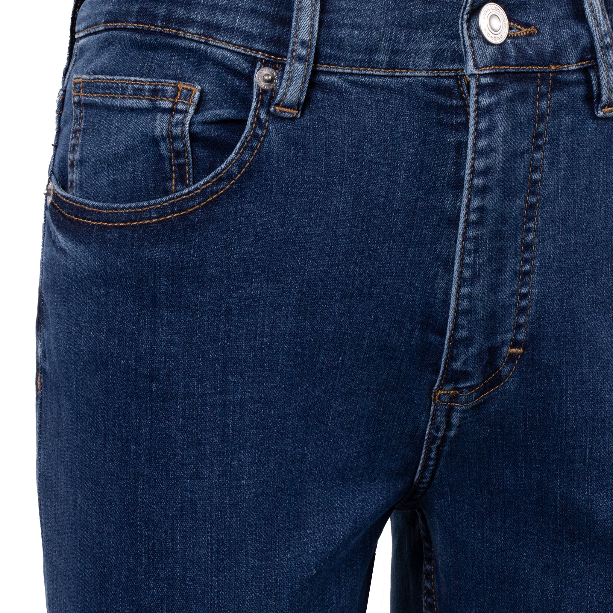 Womens French Connection Mid Wash Soft Stretch Skinny Jeans - Image 2