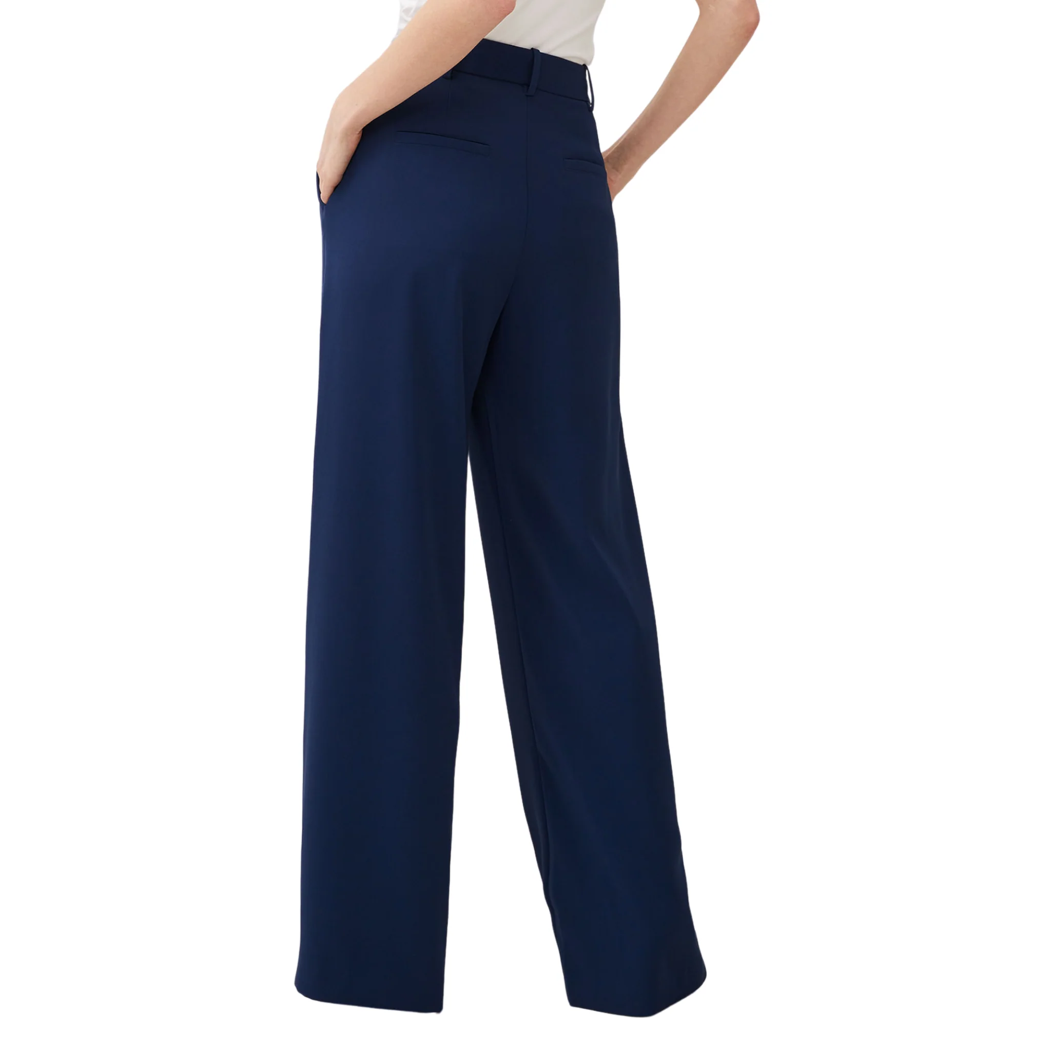 Womens French Connection Midnight Blue Harrie Suiting Trousers - Image 5