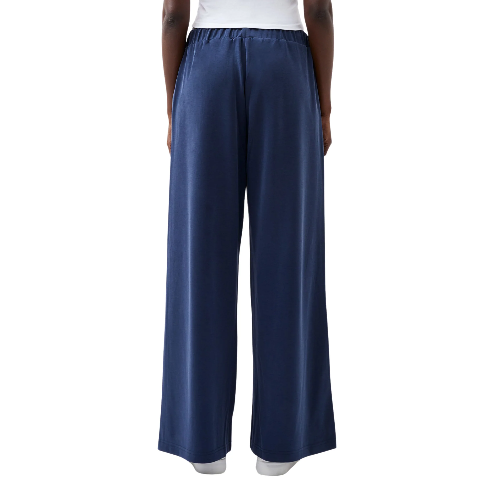 Womens French Connection Midnight Blue Wren Wide Leg Trousers - Image 5