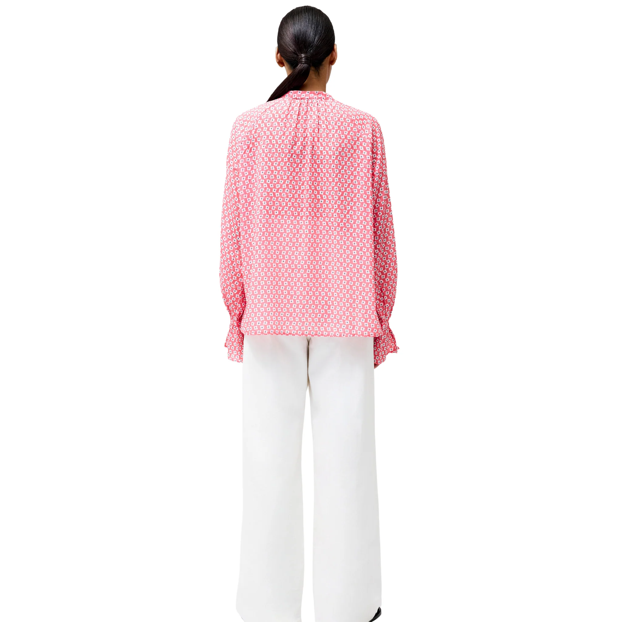 Womens French Connection Raspberry Pink Abilene Blouse - Image 3