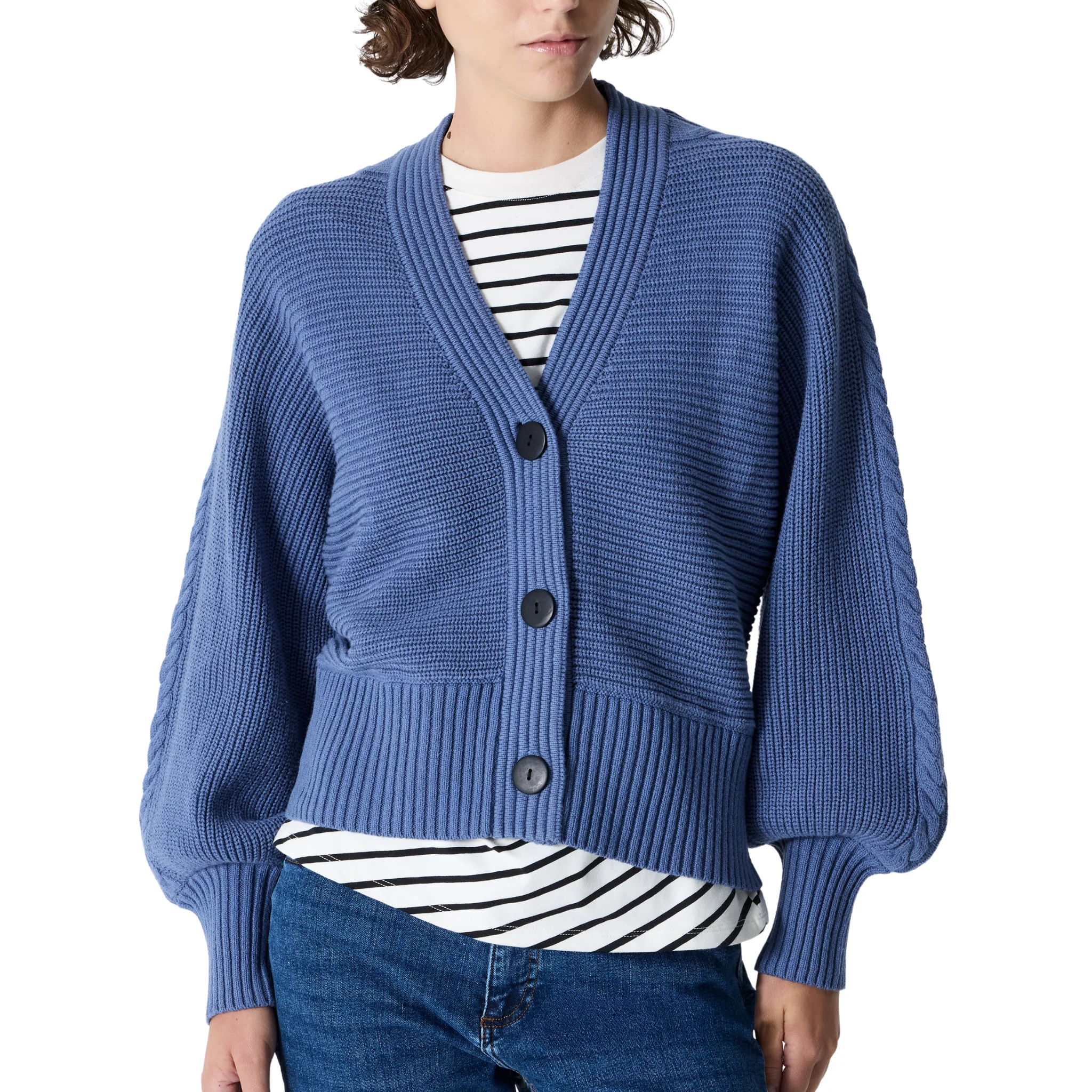Womens French Connection Slate Blue Tonia Knits Cardigan - Image 2
