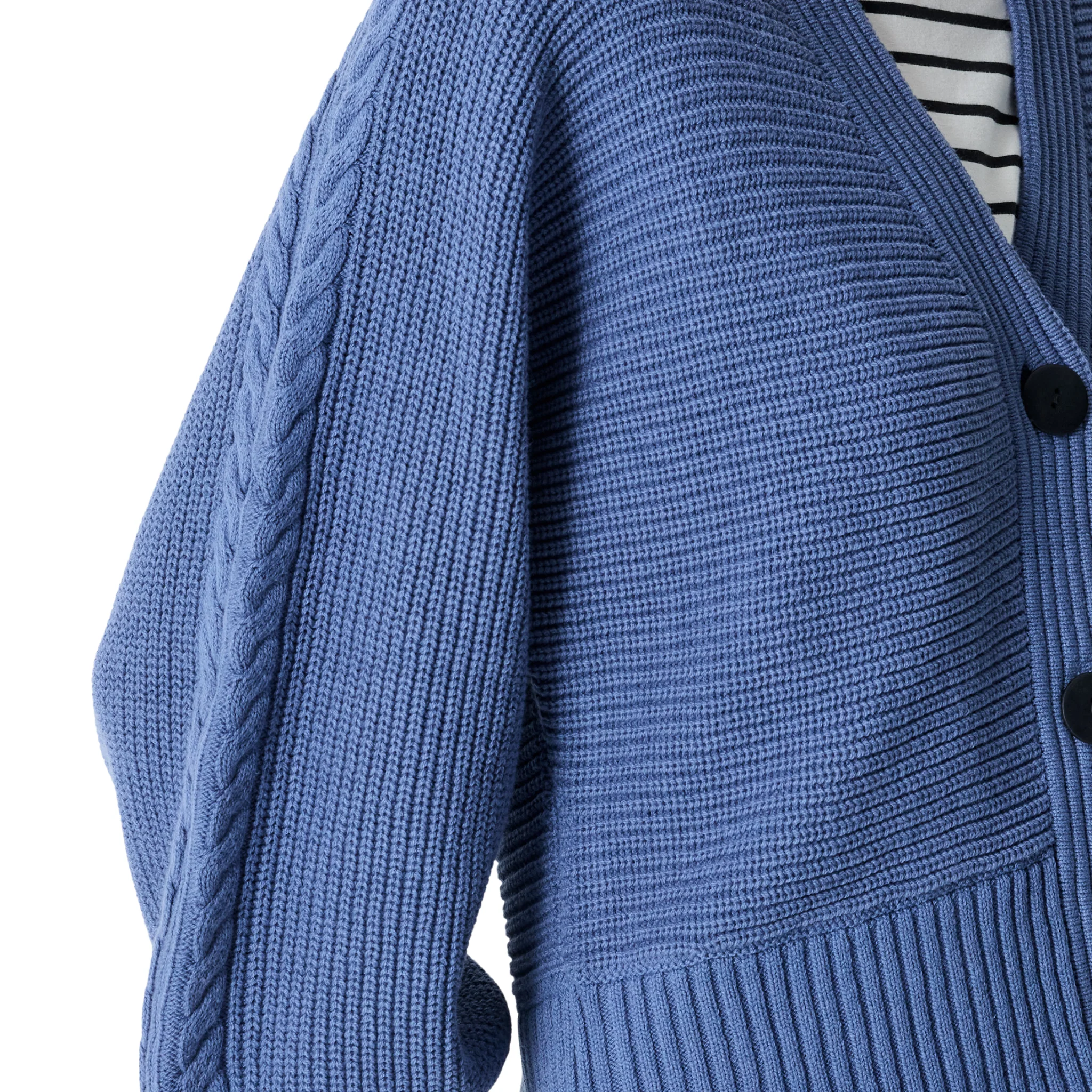 Womens French Connection Slate Blue Tonia Knits Cardigan - Image 3