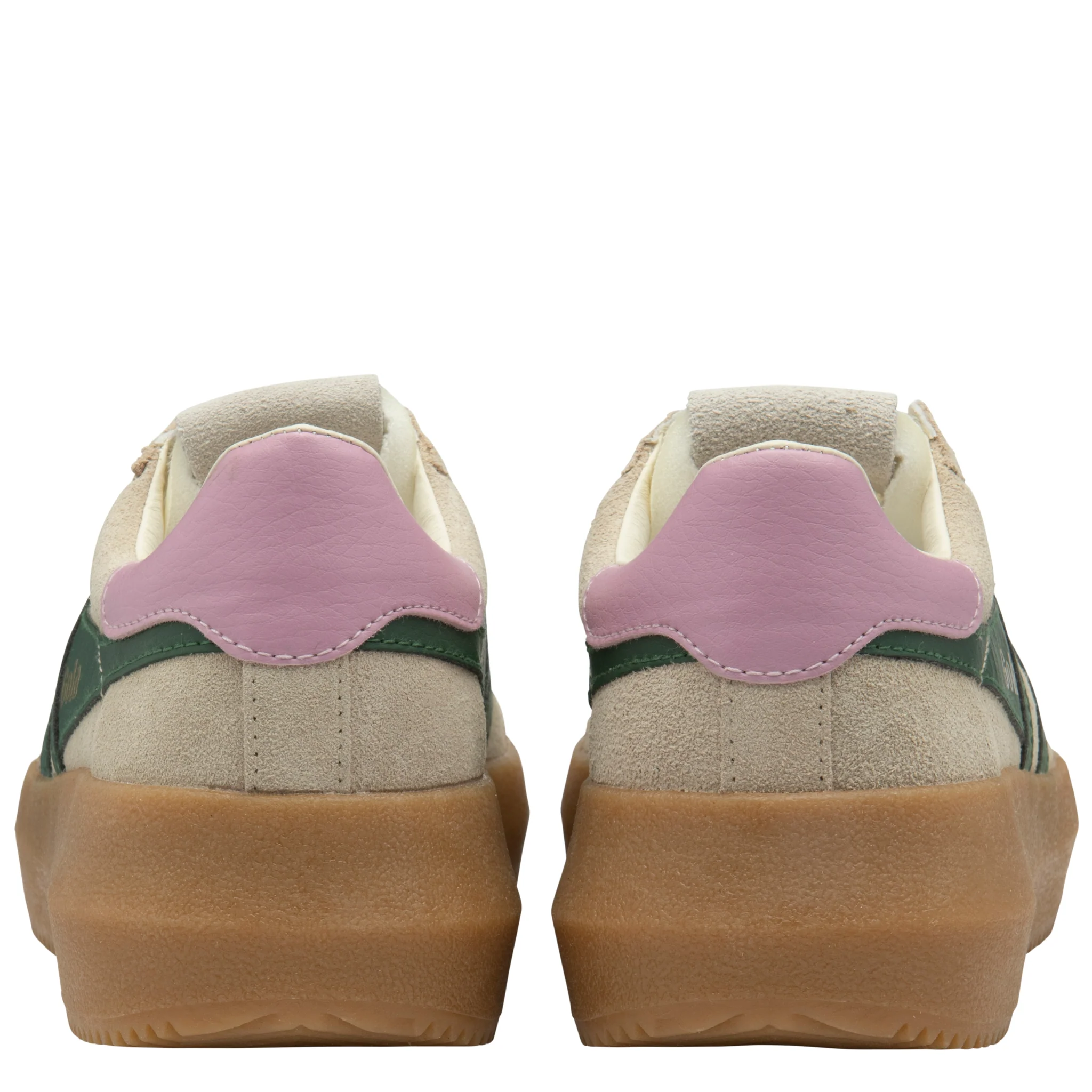 Womens Gola Bone/Evergreen/Candy/Gum Athena Trainers - Image 4