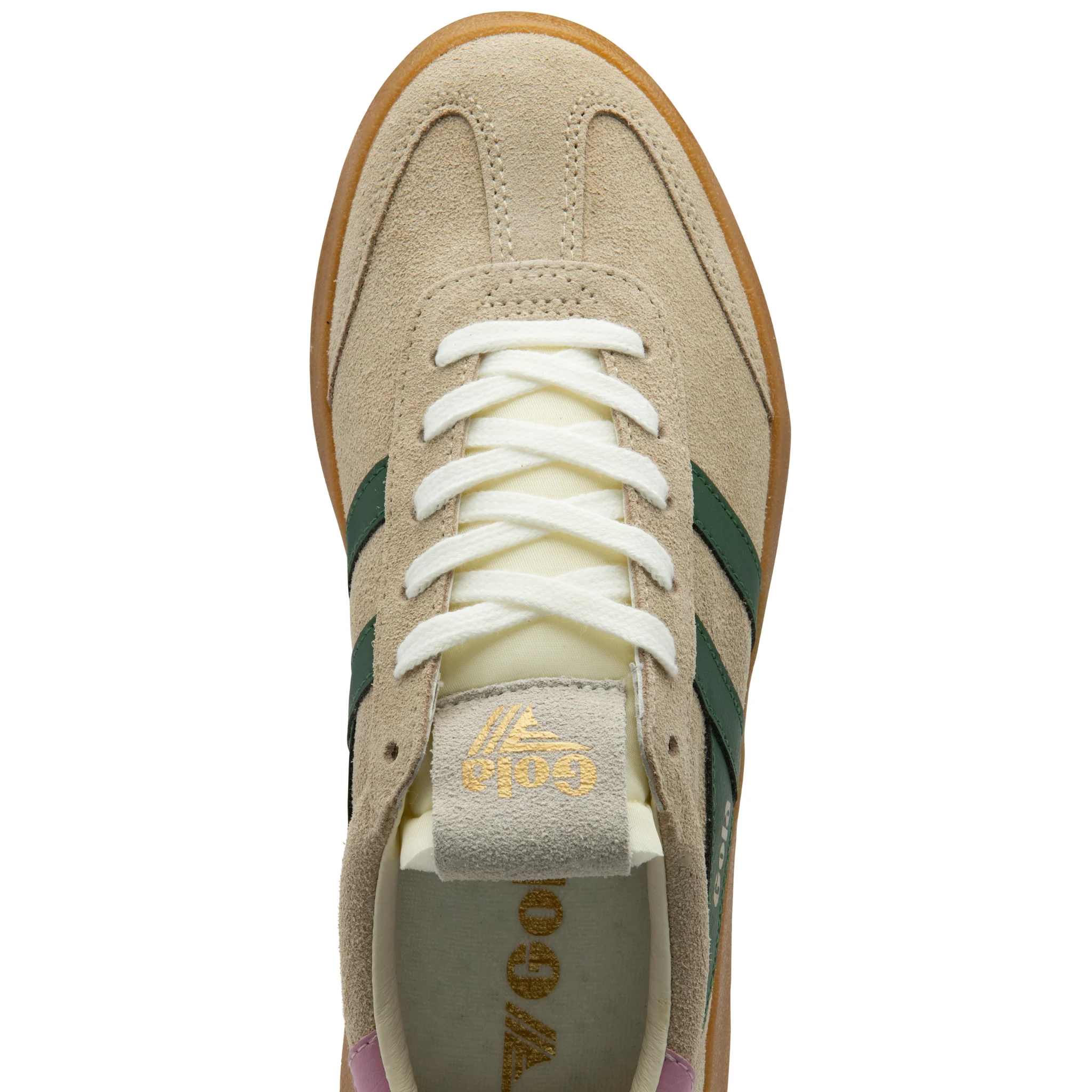 Womens Gola Bone/Evergreen/Candy/Gum Athena Trainers - Image 5