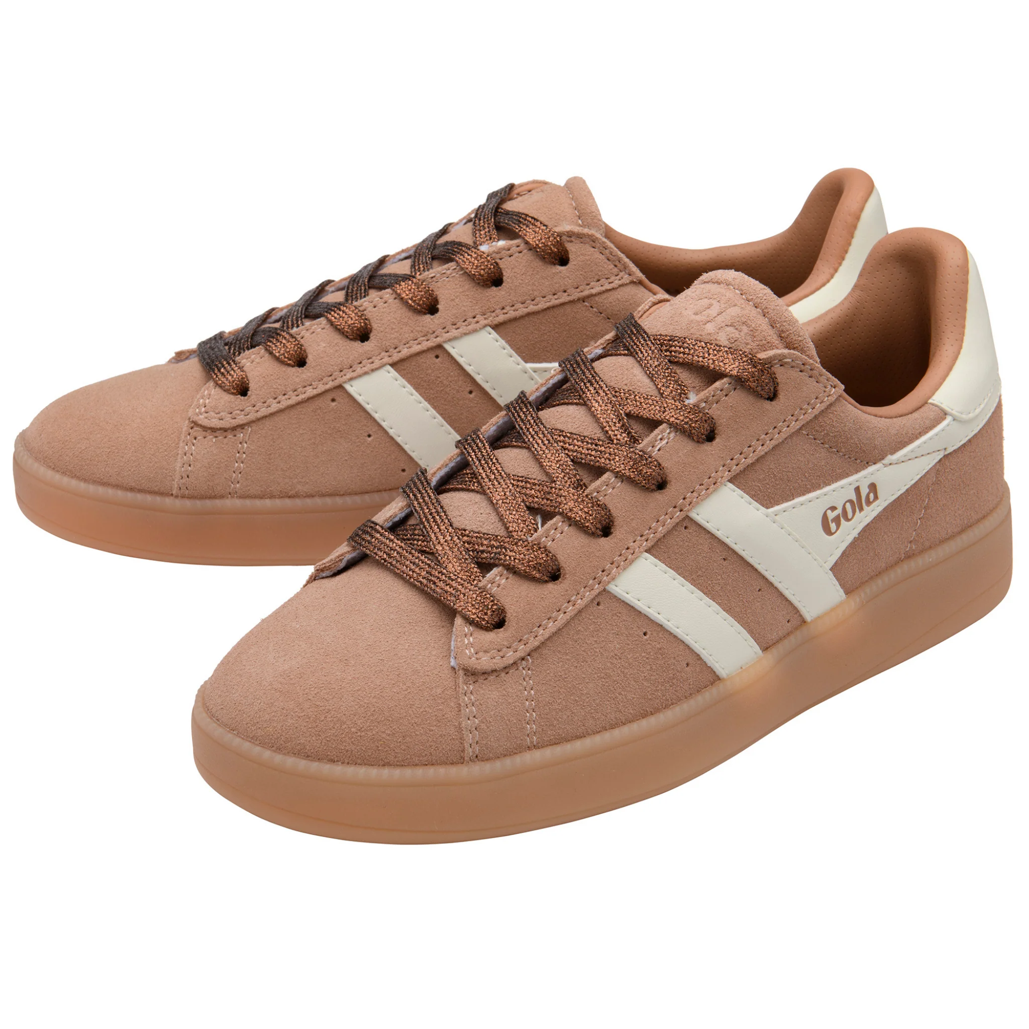 Womens Gola Cameo/Off White/Pale Gum Aztec Trainers - Image 3