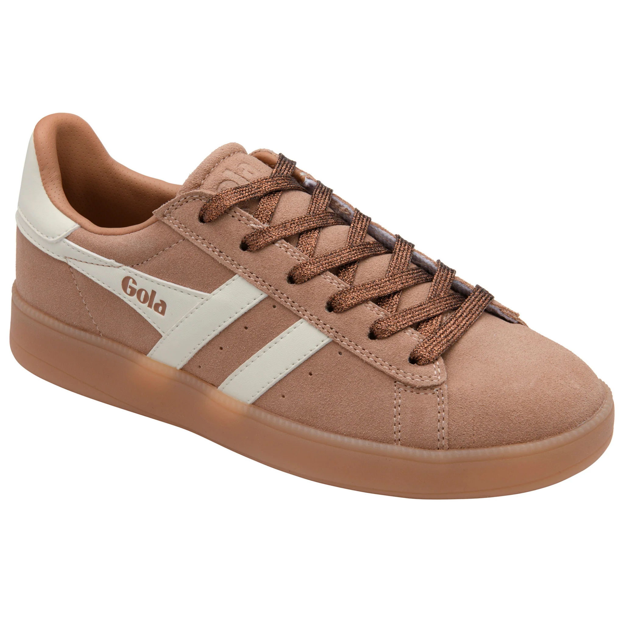 Womens Gola Cameo/Off White/Pale Gum Aztec Trainers - Image 4