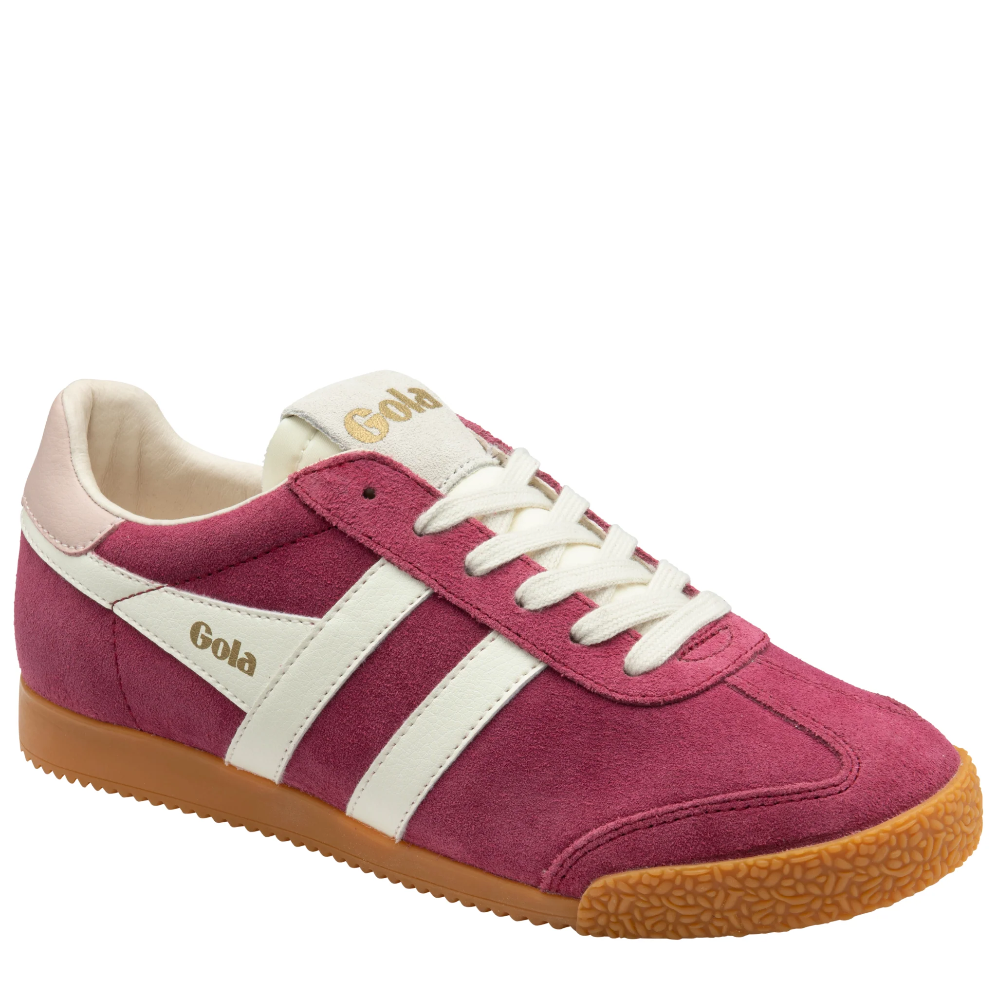 Womens Gola Cerise/Off White/Chalk Pink Elan Trainers - Image 2