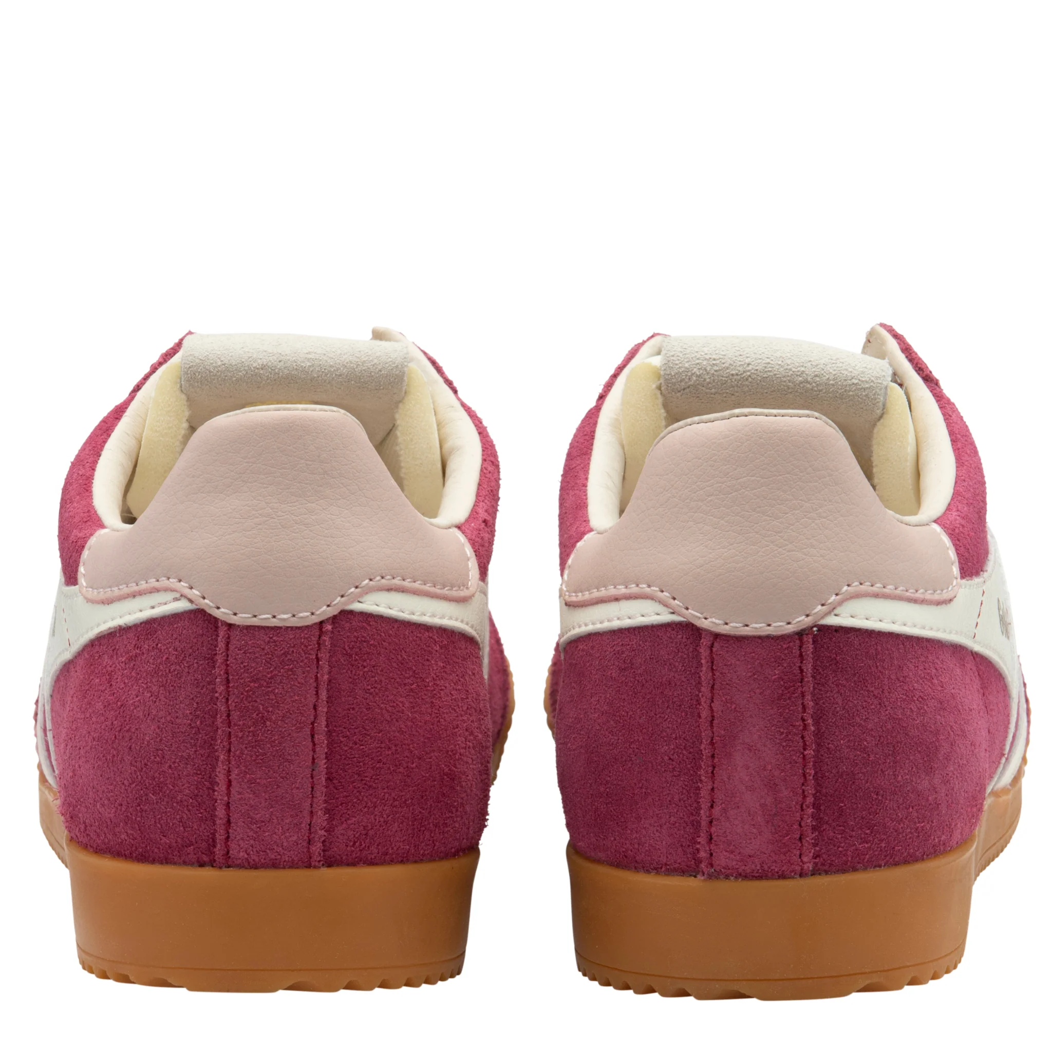 Womens Gola Cerise/Off White/Chalk Pink Elan Trainers - Image 3