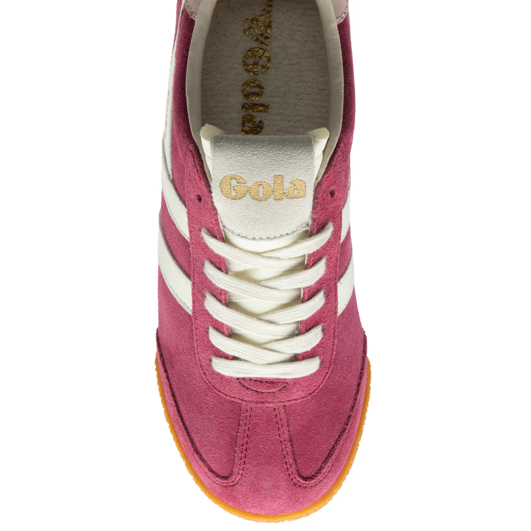 Womens Gola Cerise/Off White/Chalk Pink Elan Trainers - Image 5