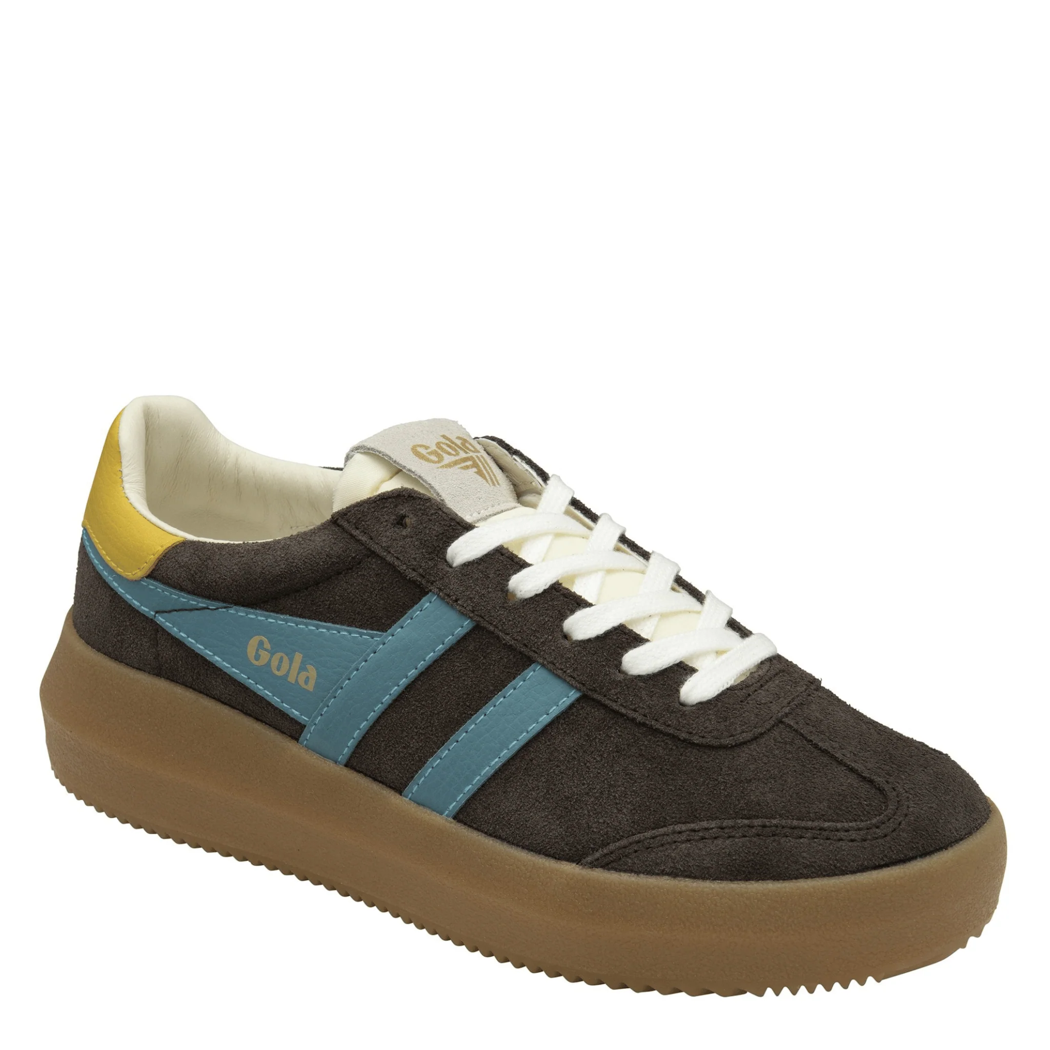Womens Gola Mocha/Ocean/Pollen Athena Trainers - Image 2