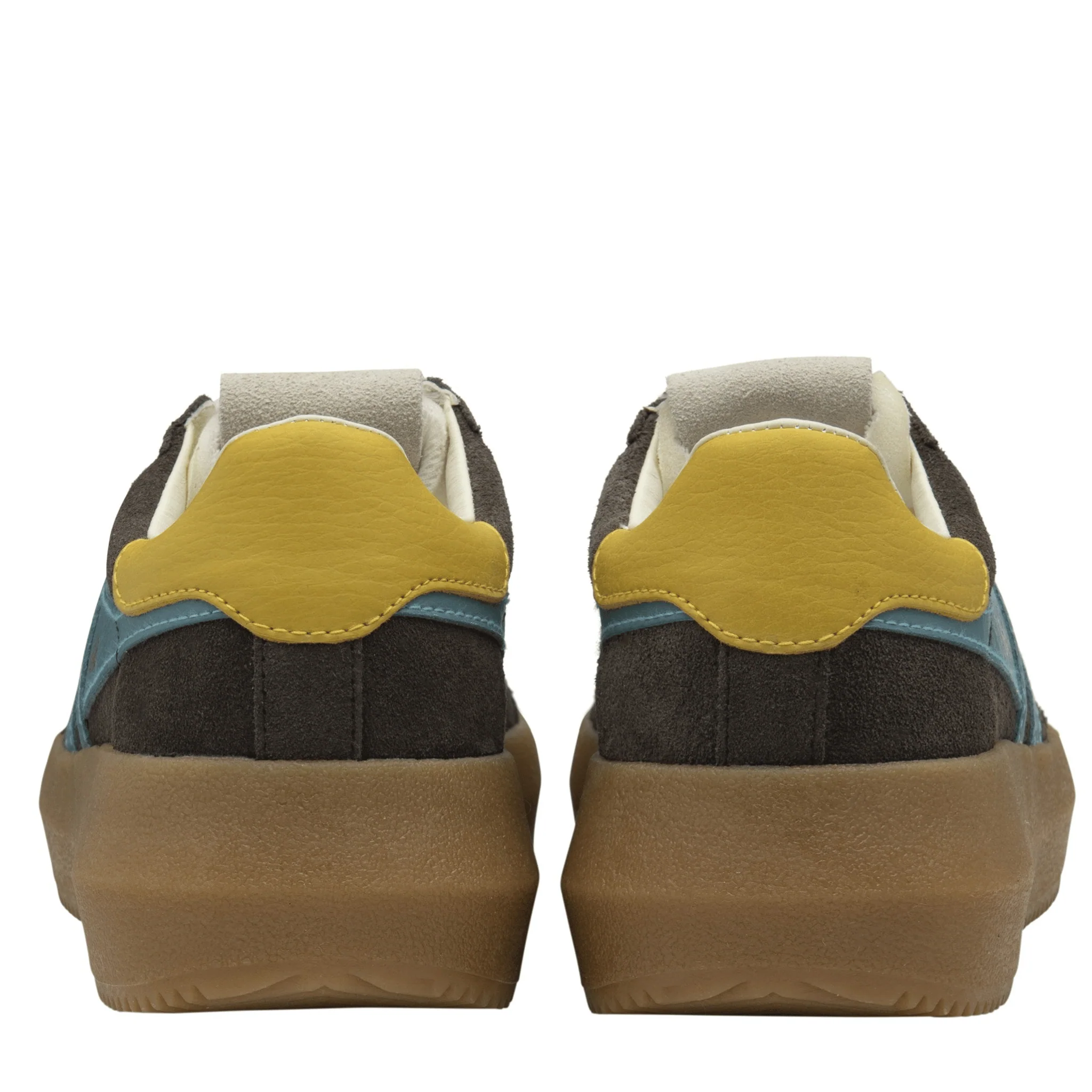 Womens Gola Mocha/Ocean/Pollen Athena Trainers - Image 4
