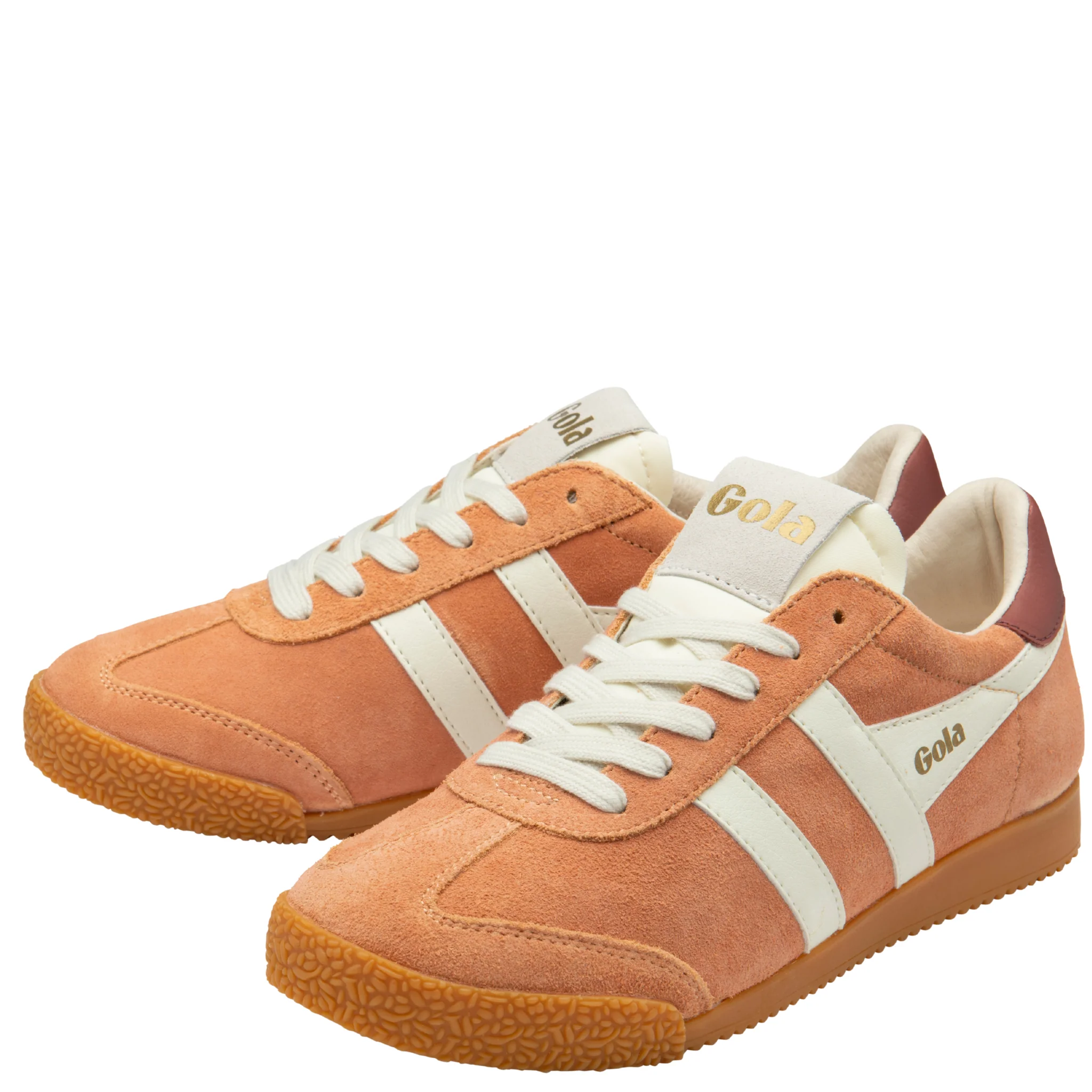 Womens Gola Terracotta/Off White/Red Ochre Elan Trainers - Image 3
