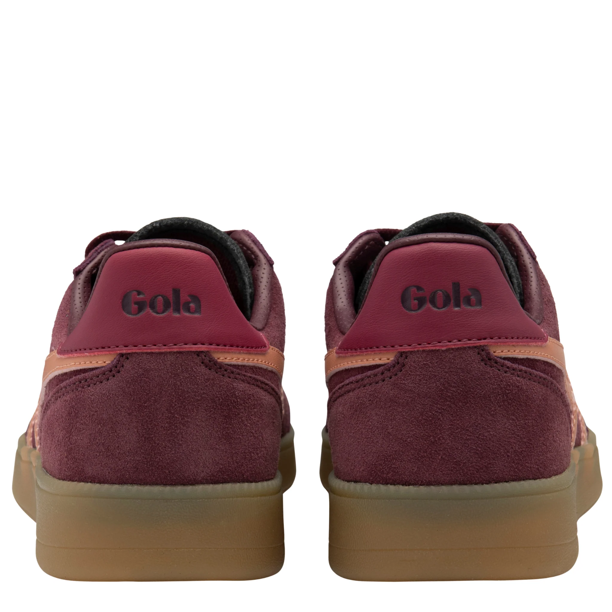 Womens Gola Windsor Wine/Terracotta/Cerise/Gum Viper Trainers - Image 3
