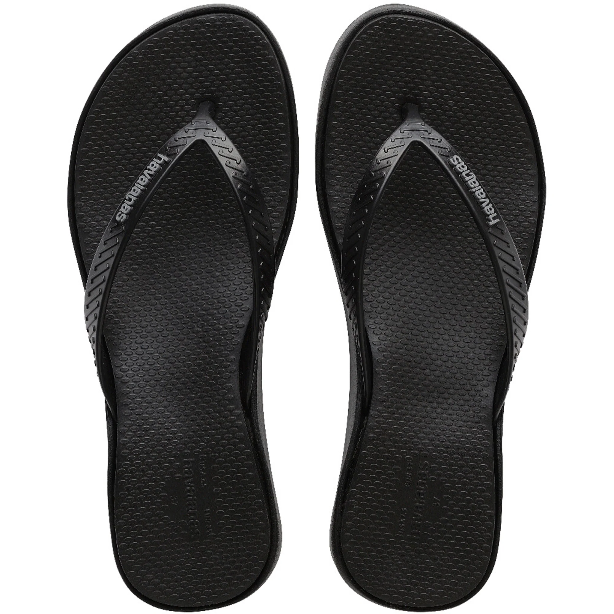 Womens Havaianas Black High Platform Flip Flops - Image 5