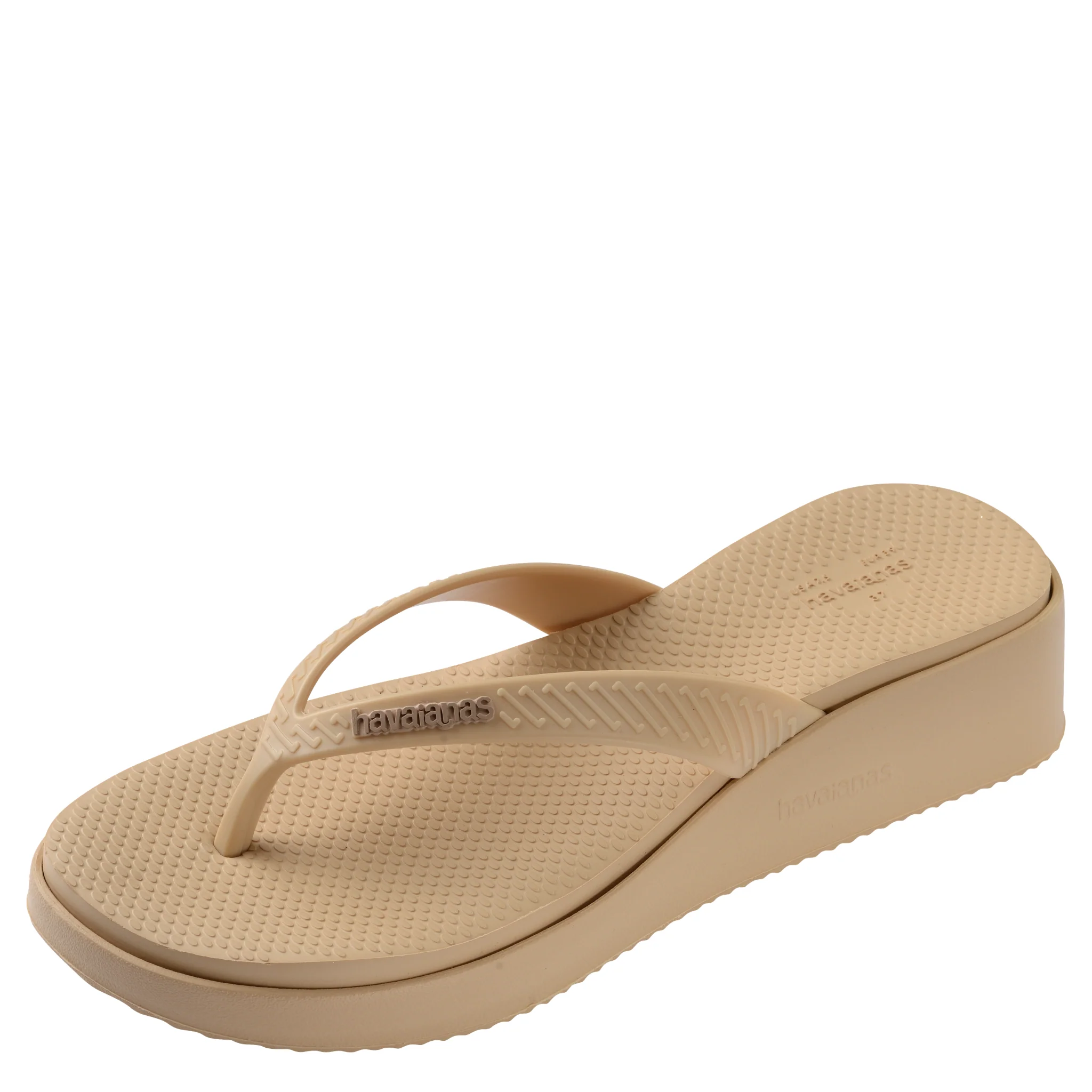 Womens Havaianas Golden High Platform Flip Flops - Image 5