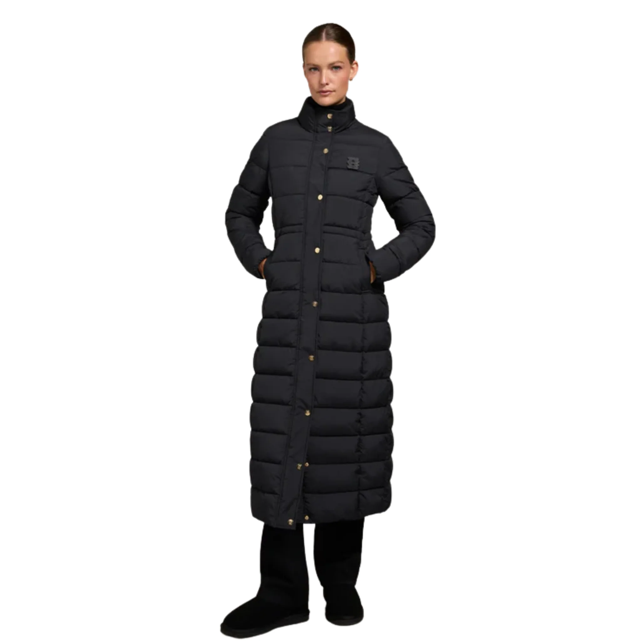 Womens Holland Cooper Black Milton Longline Coat - Image 7