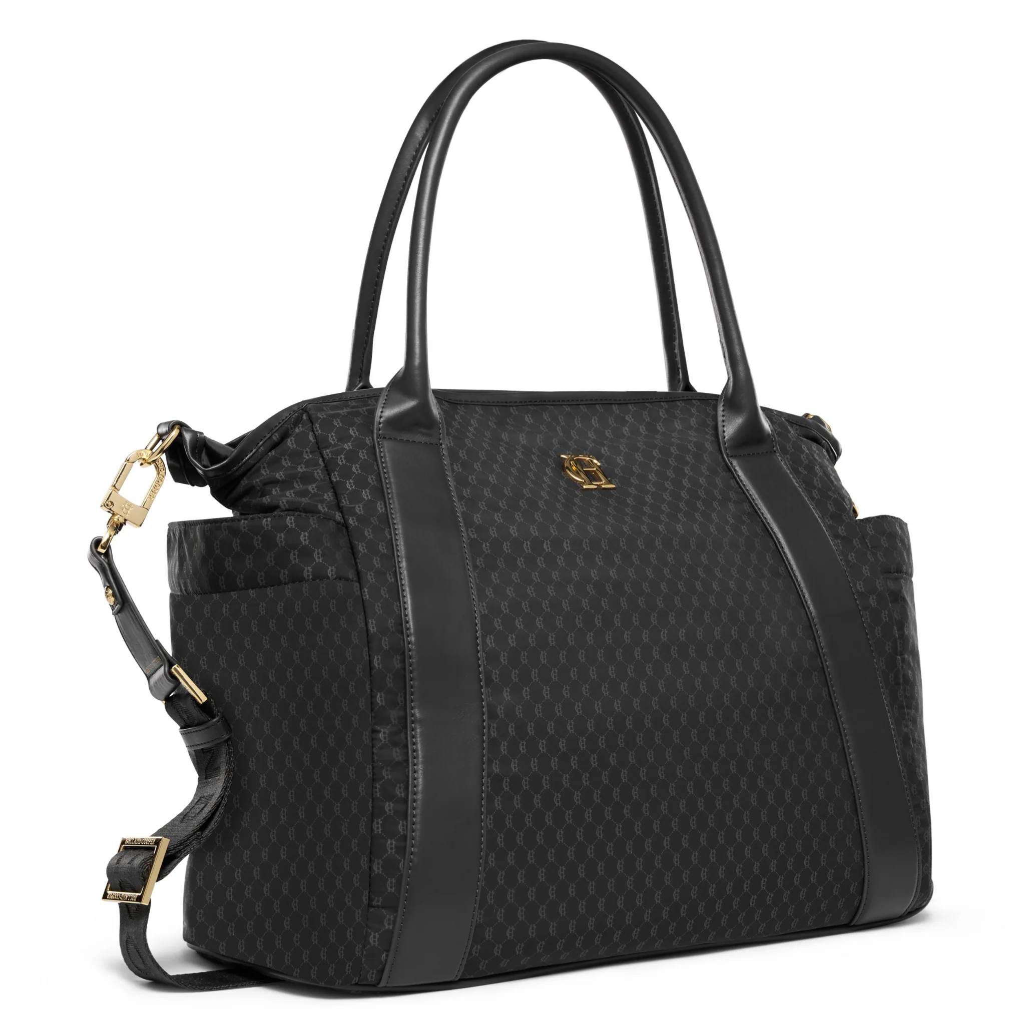 Womens Holland Cooper Black Monogram Cheltenham Tote Bag - Image 3