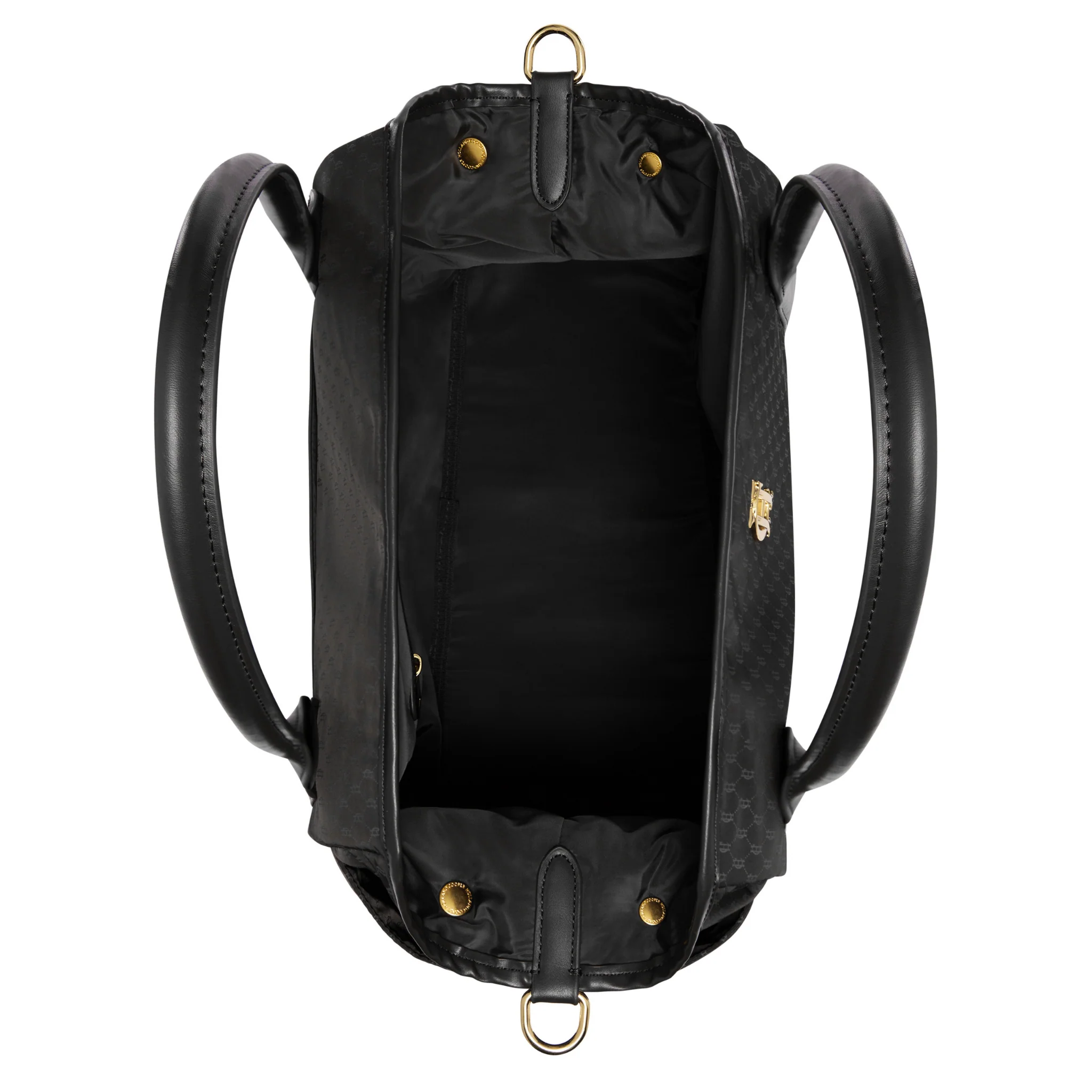 Womens Holland Cooper Black Monogram Cheltenham Tote Bag - Image 4