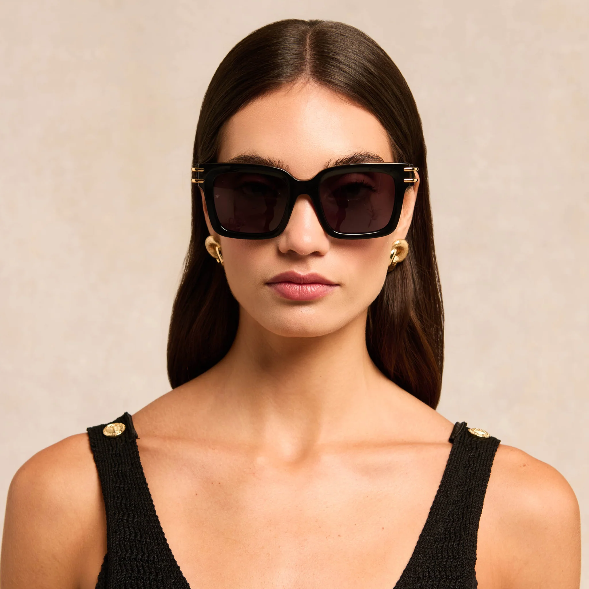 Womens Holland Cooper Black New York City Sunglasses - Image 3