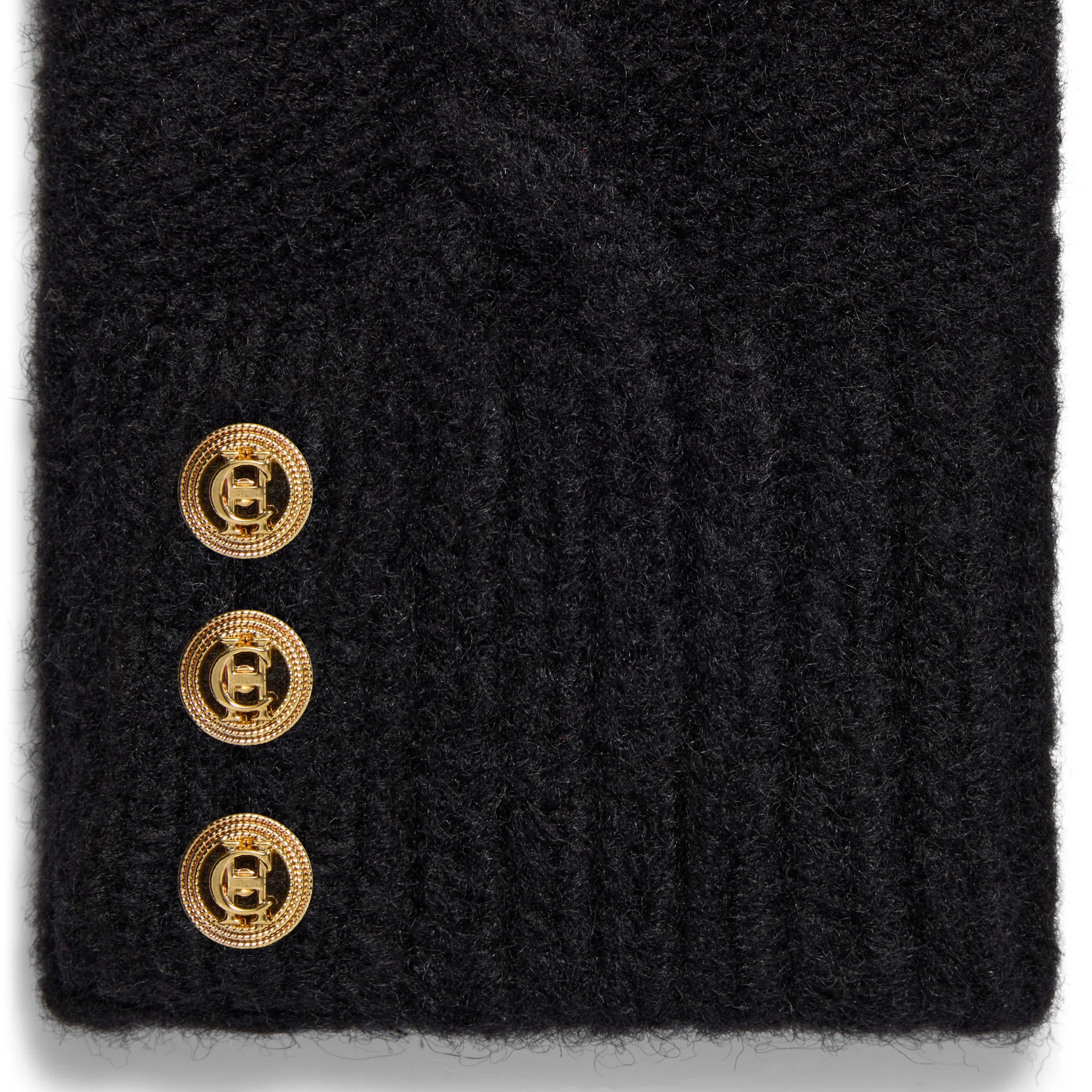 Womens Holland Cooper Black Sloane Fingerless Gloves - Image 3