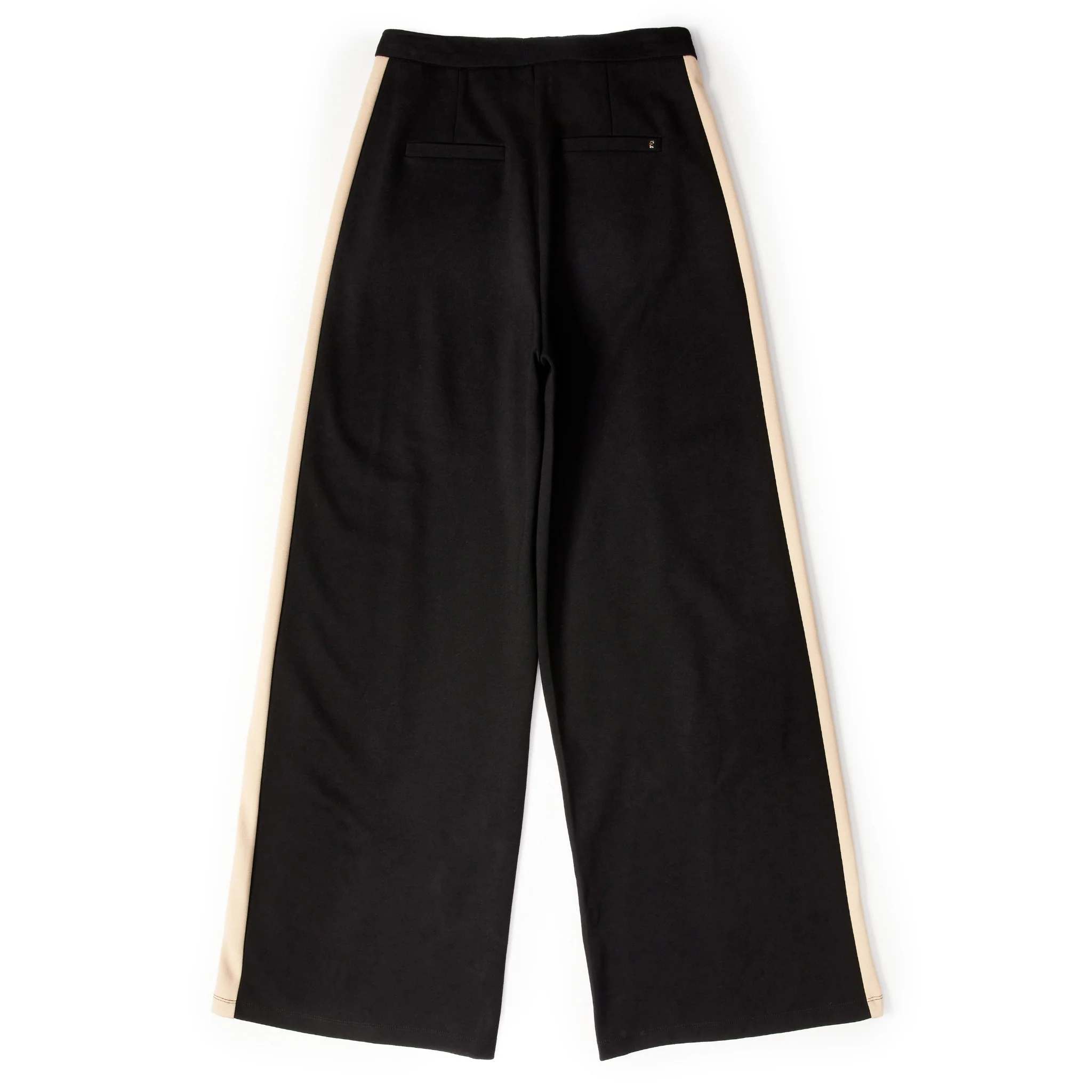 Womens Holland Cooper Black Stripe Wide Leg Pants - Image 6