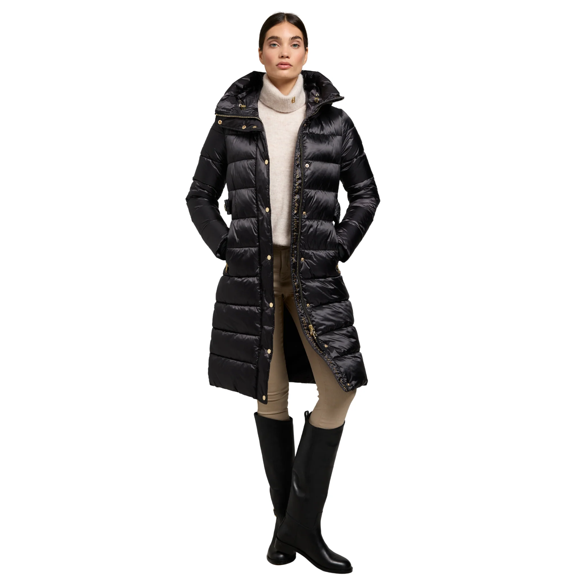 Womens Holland Cooper Black The Arosa Padded Coat - Image 2