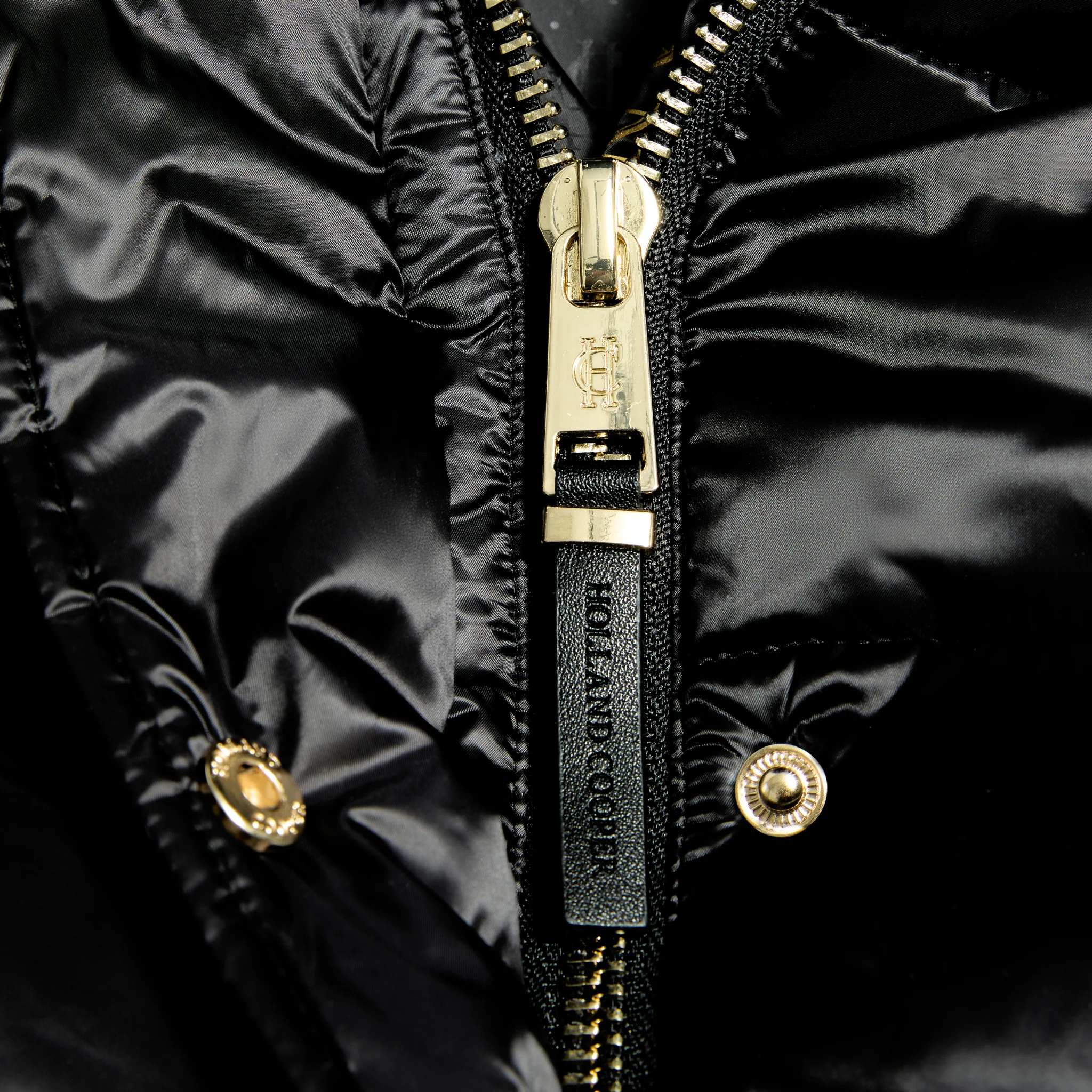 Womens Holland Cooper Black The Arosa Padded Coat - Image 9