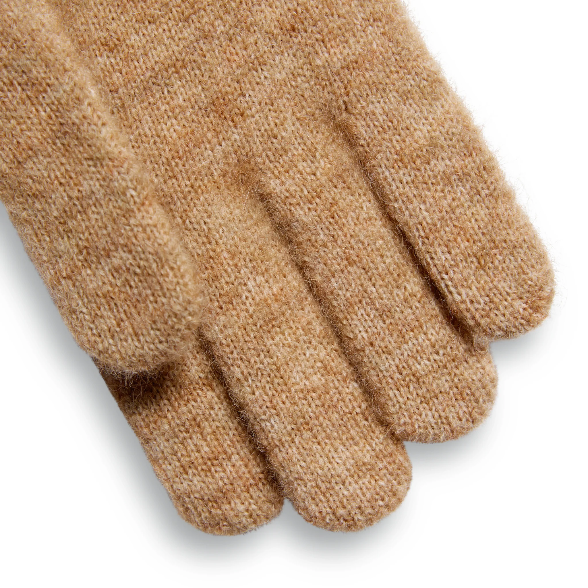 Womens Holland Cooper Camel Chelsea Knitted Gloves - Image 3
