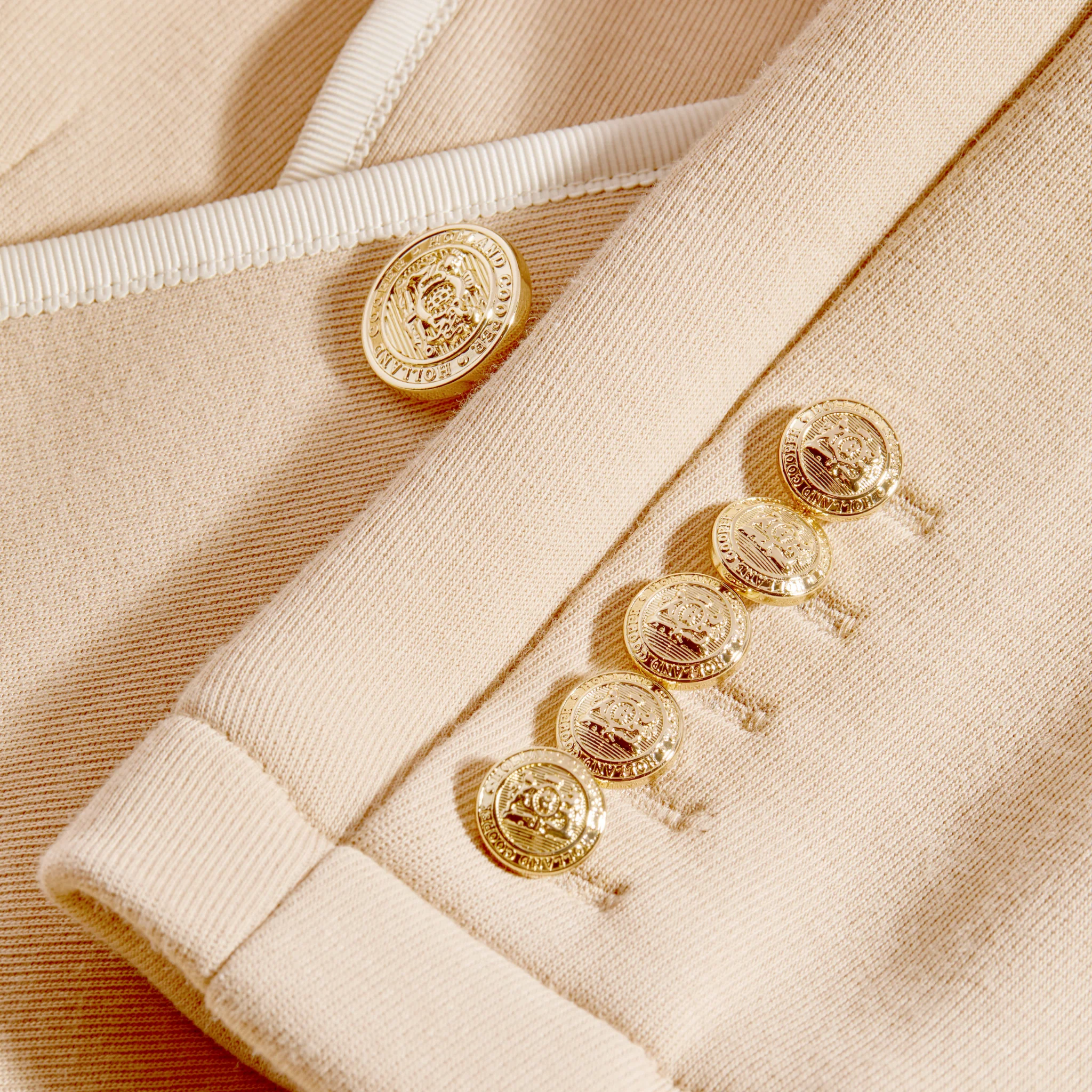 Womens Holland Cooper Camel Henley Blazer - Image 5