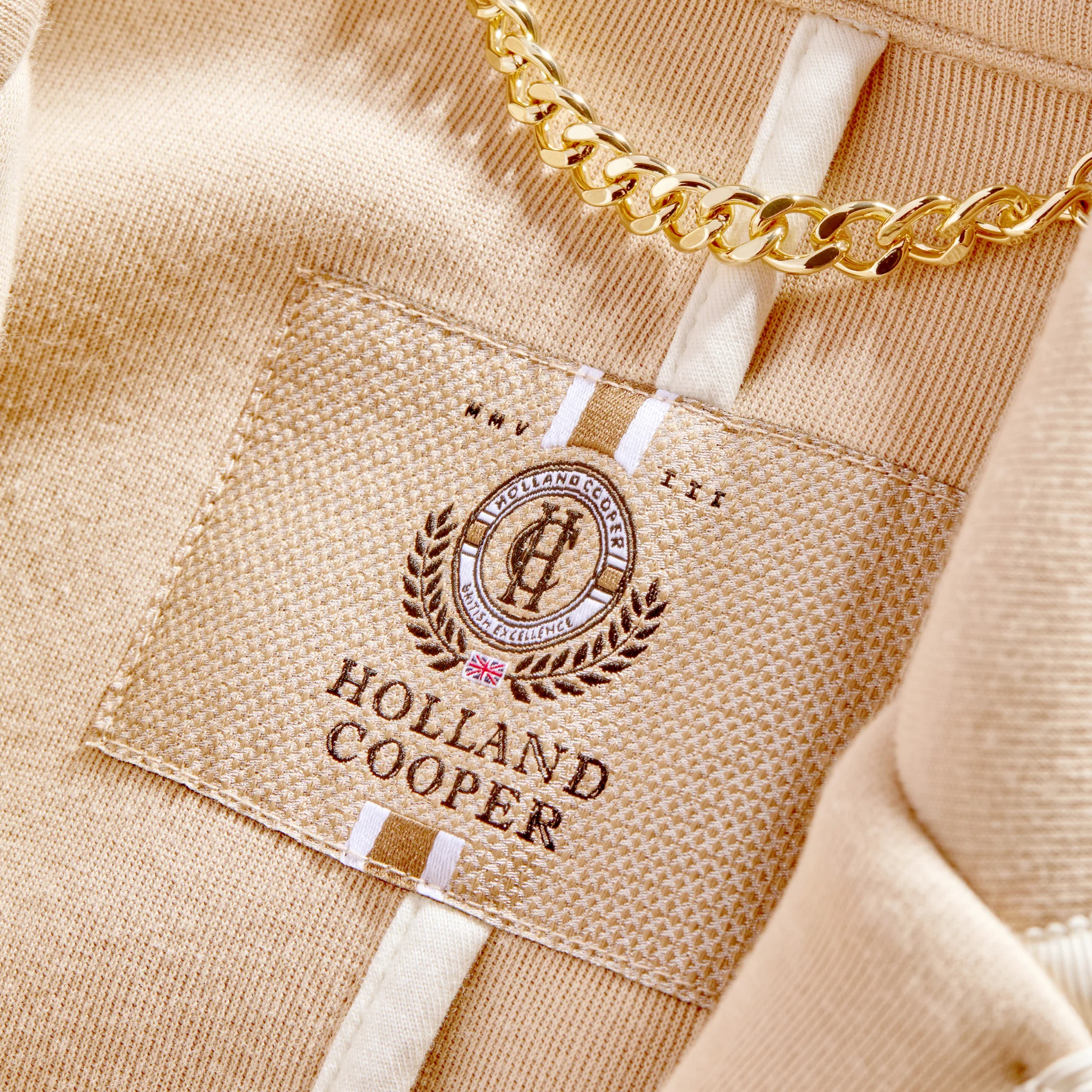 Womens Holland Cooper Camel Henley Blazer - Image 7
