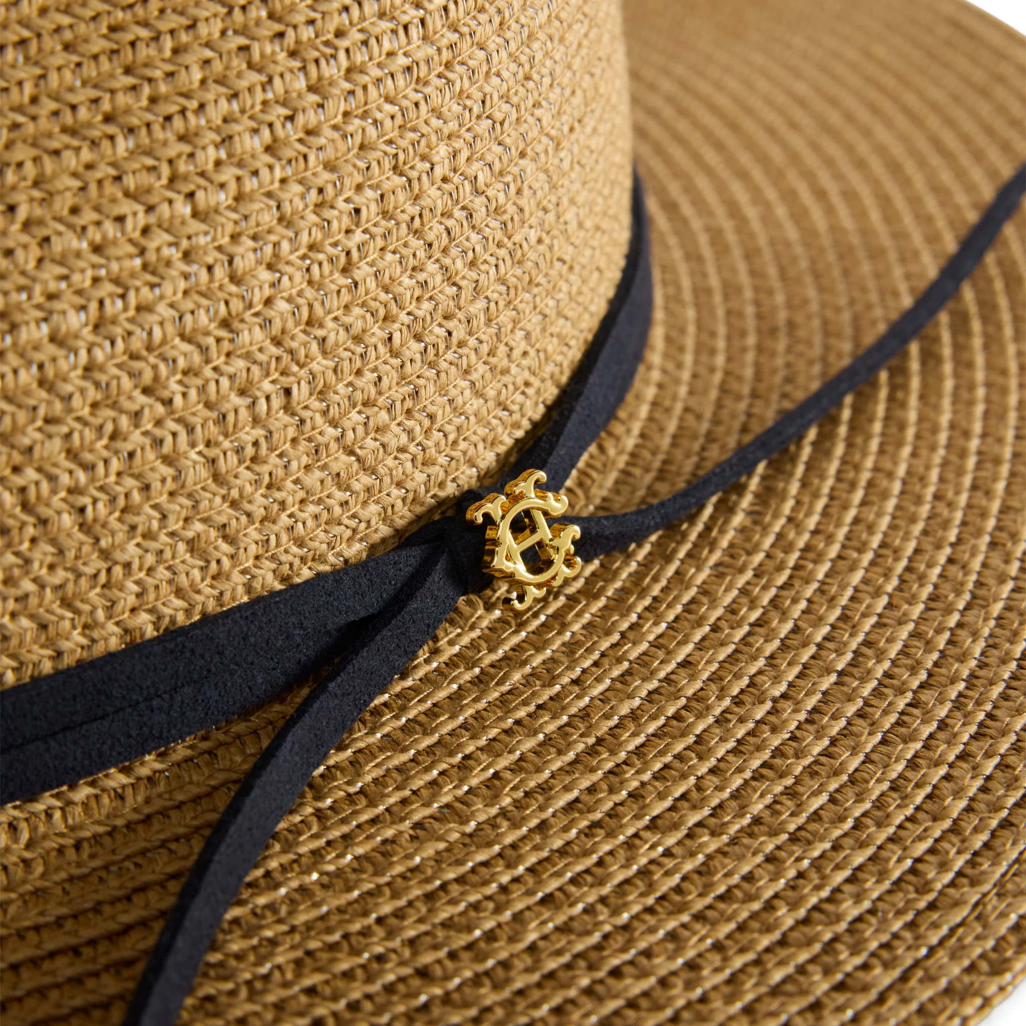 Womens Holland Cooper Camel/Navy Francesca Hat - Image 4