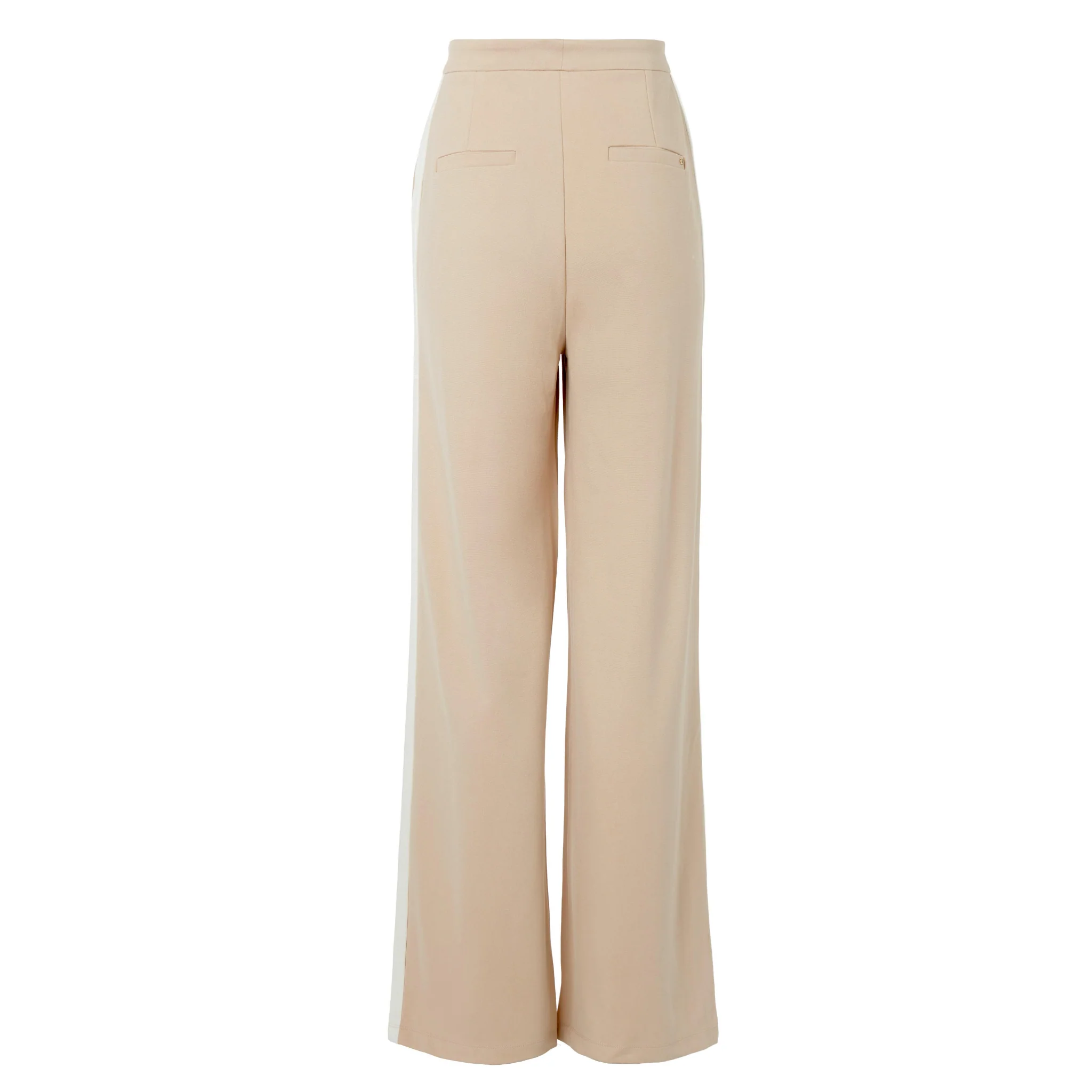 Womens Holland Cooper Camel Stripe Wide Leg Pants - Image 8