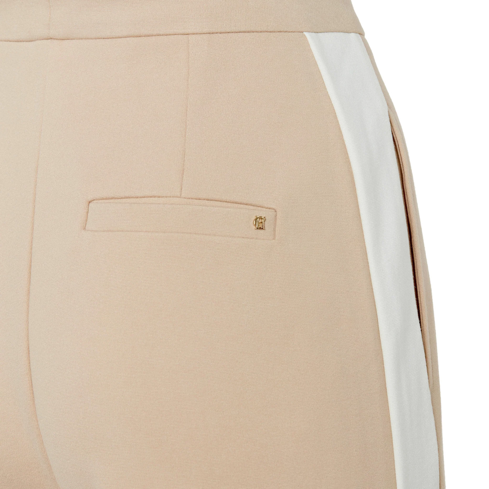 Womens Holland Cooper Camel Stripe Wide Leg Pants - Image 9