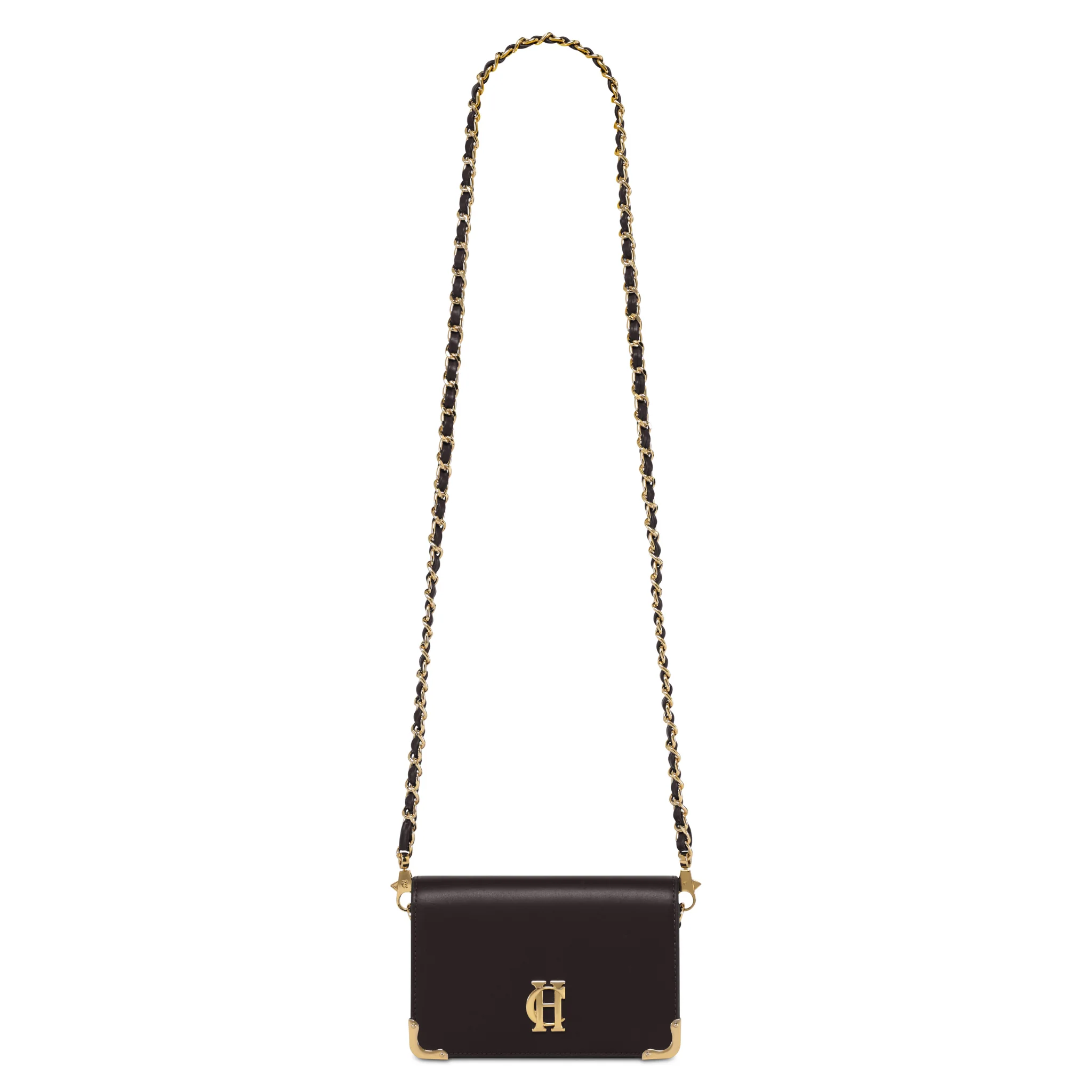 Womens Holland Cooper Chocolate Leather Kensington Crossbody Bag - Image 2