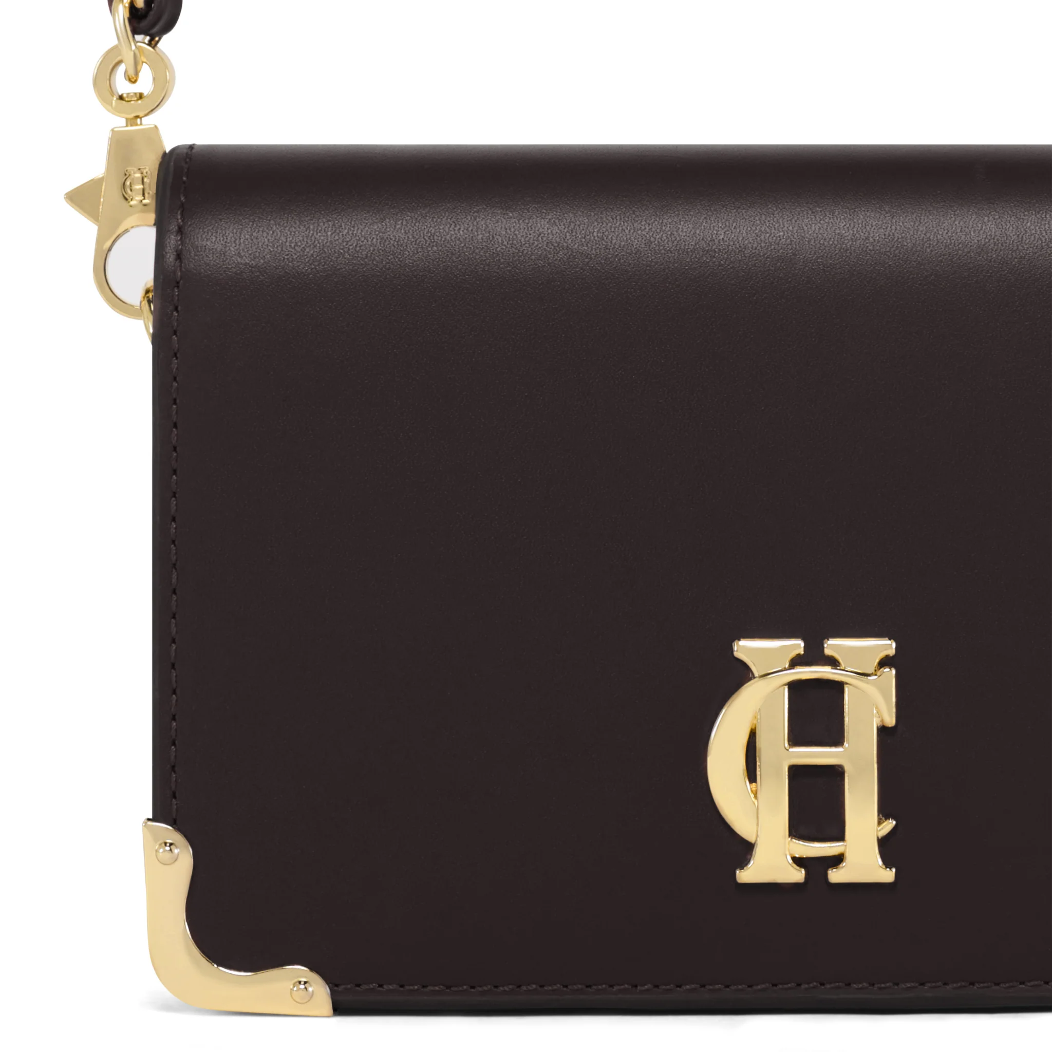 Womens Holland Cooper Chocolate Leather Kensington Crossbody Bag - Image 3