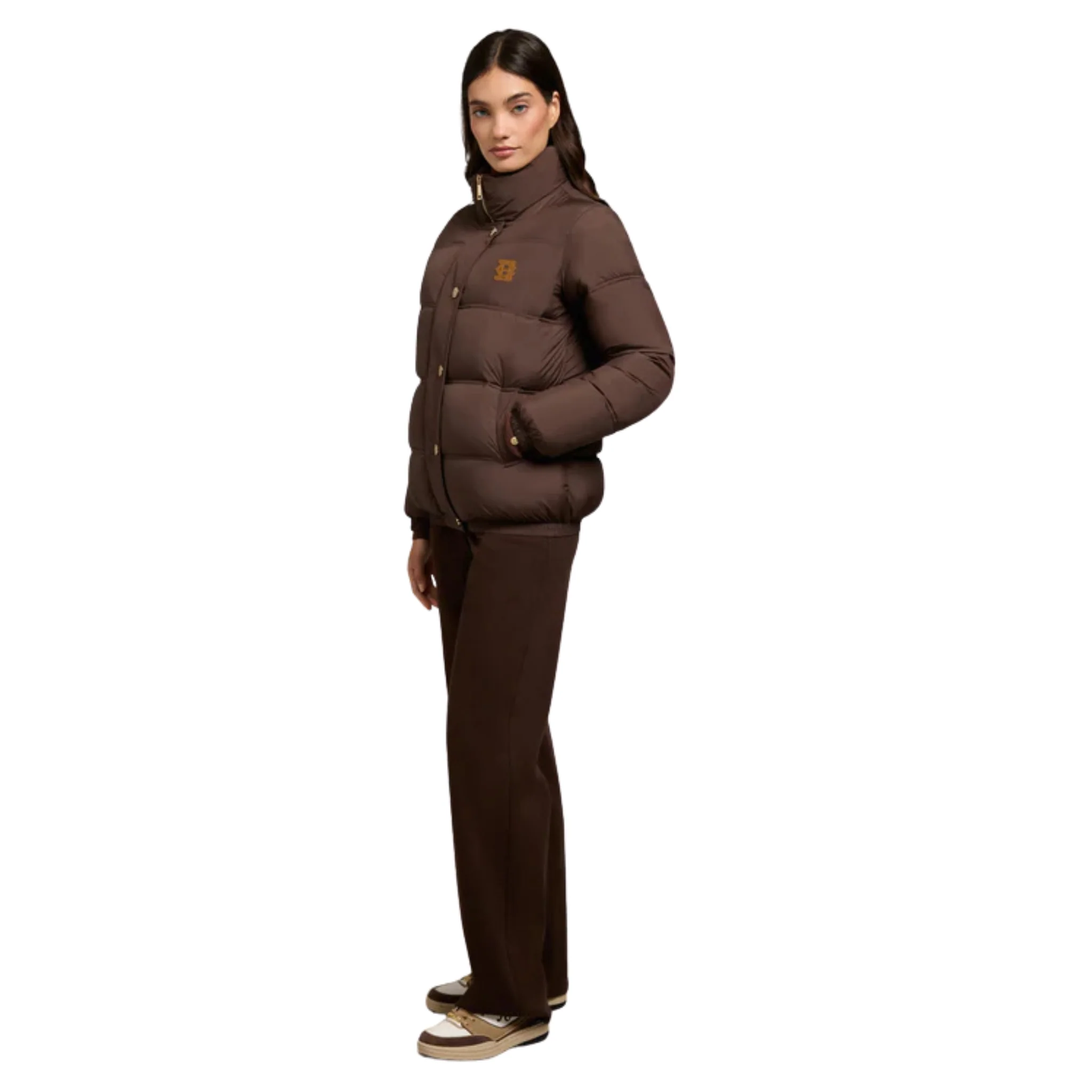 Womens Holland Cooper Chocolate Milton Padded Jacket - Image 3