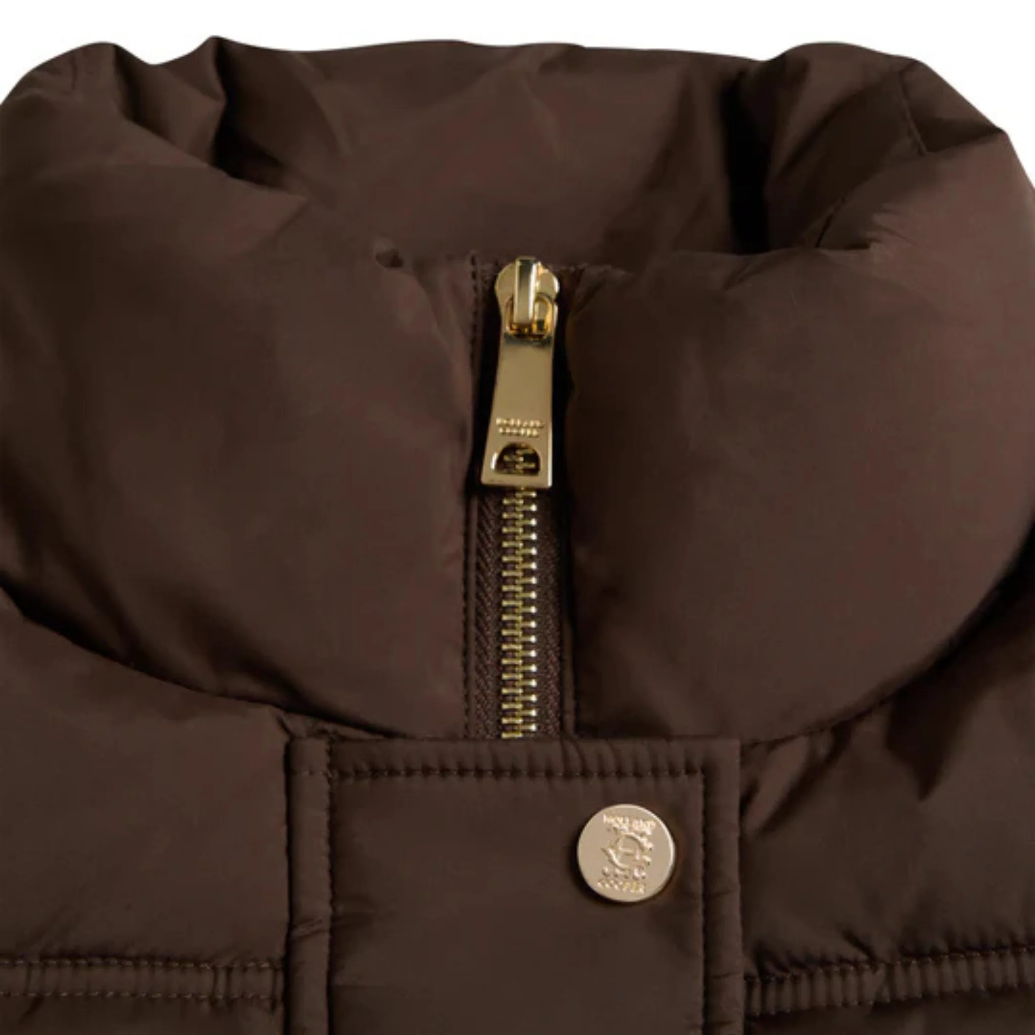 Womens Holland Cooper Chocolate Milton Padded Jacket - Image 6