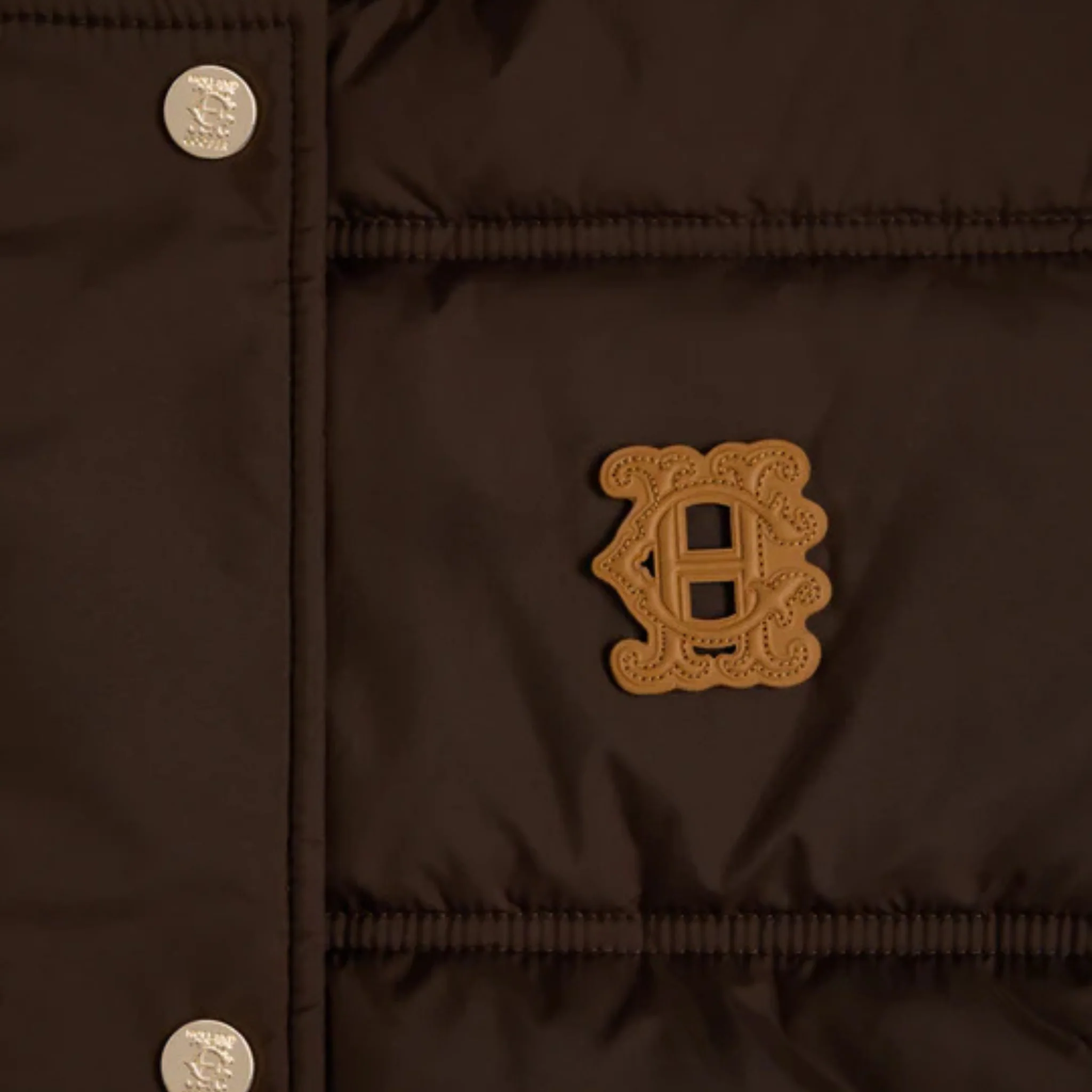 Womens Holland Cooper Chocolate Milton Padded Jacket - Image 8