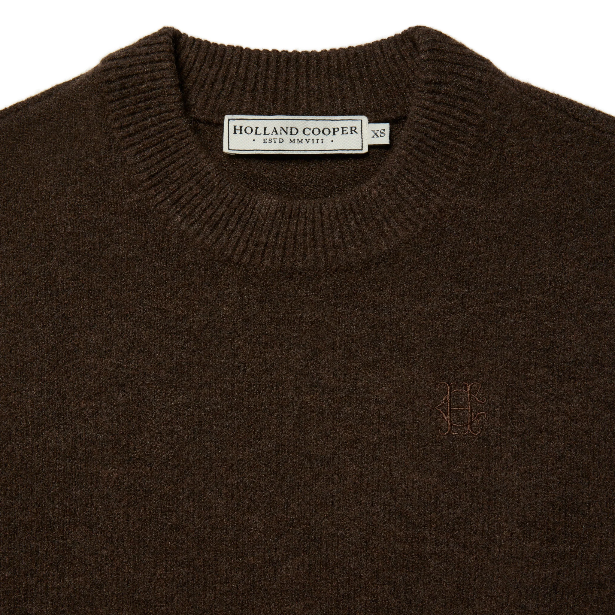 Womens Holland Cooper Chocolate Nina Crew Neck Knit Jumper - Image 5