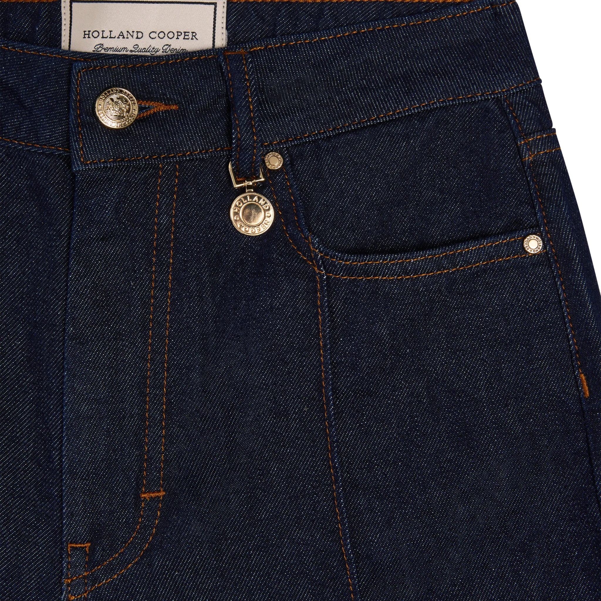 Womens Holland Cooper Clean Indigo Lily Wide Leg Jeans - Image 2