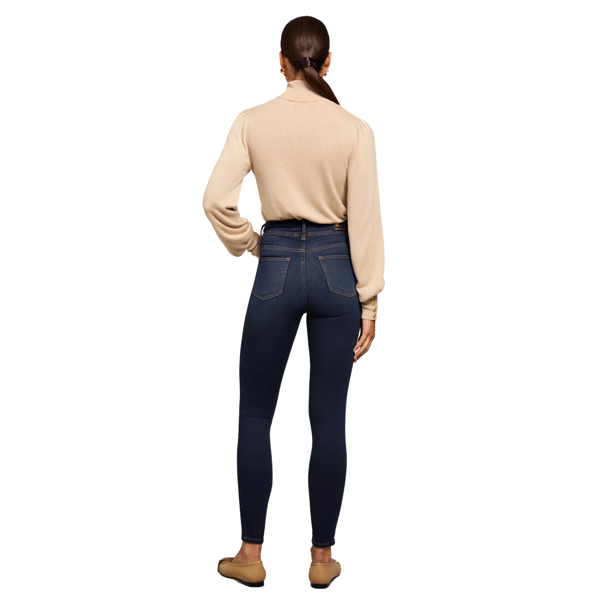 Womens Holland Cooper Deep Indigo Classic Skinny Fit Jeans - Image 4