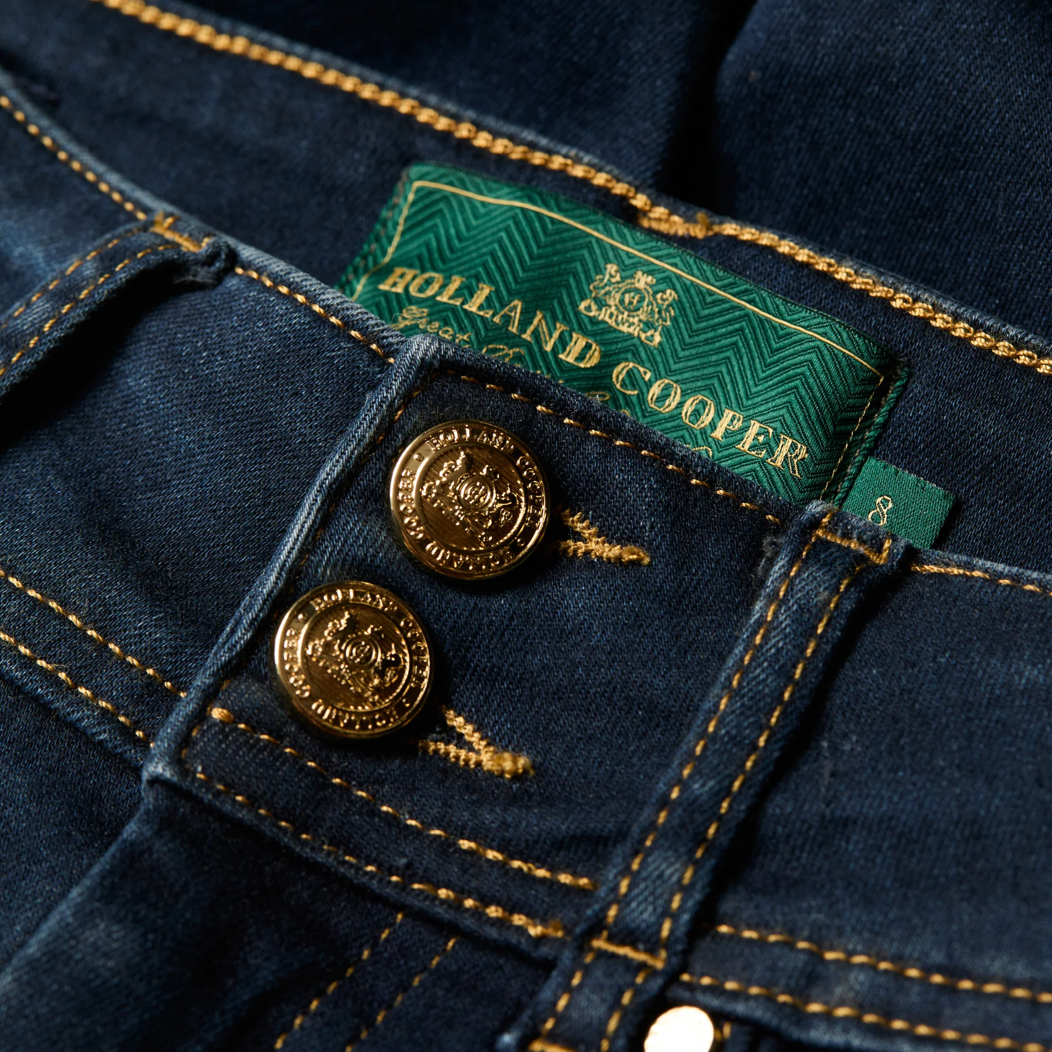 Womens Holland Cooper Deep Indigo Classic Skinny Fit Jeans - Image 5