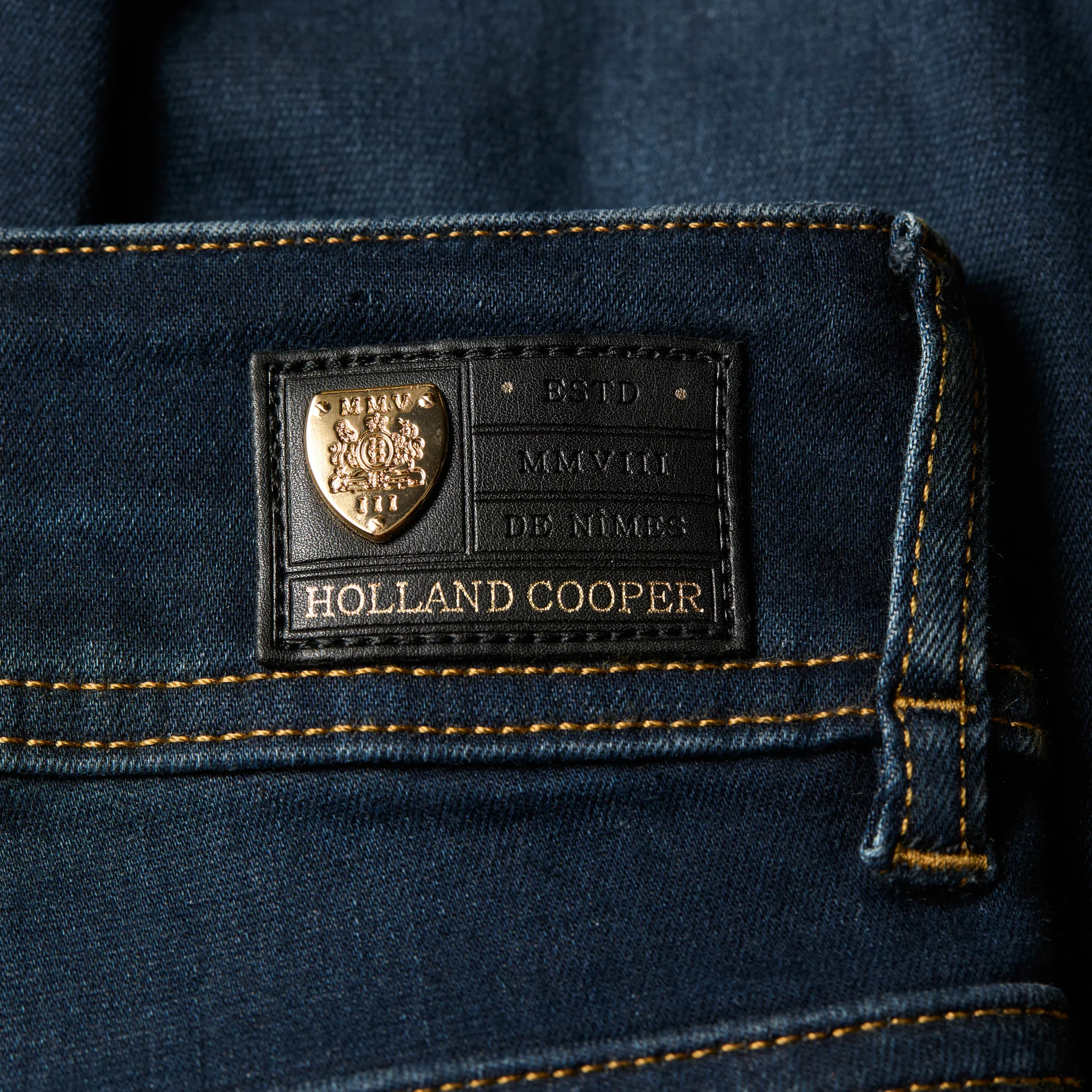 Womens Holland Cooper Deep Indigo Classic Skinny Fit Jeans - Image 7