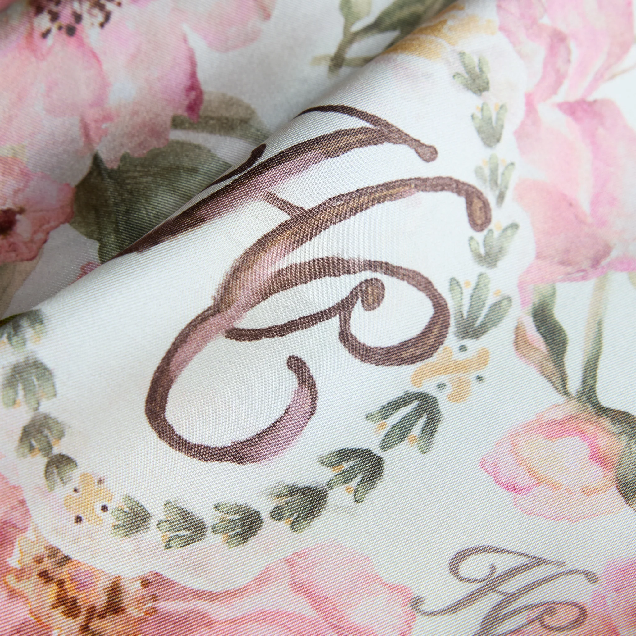 Womens Holland Cooper English Rose Silk Scarf - Image 2
