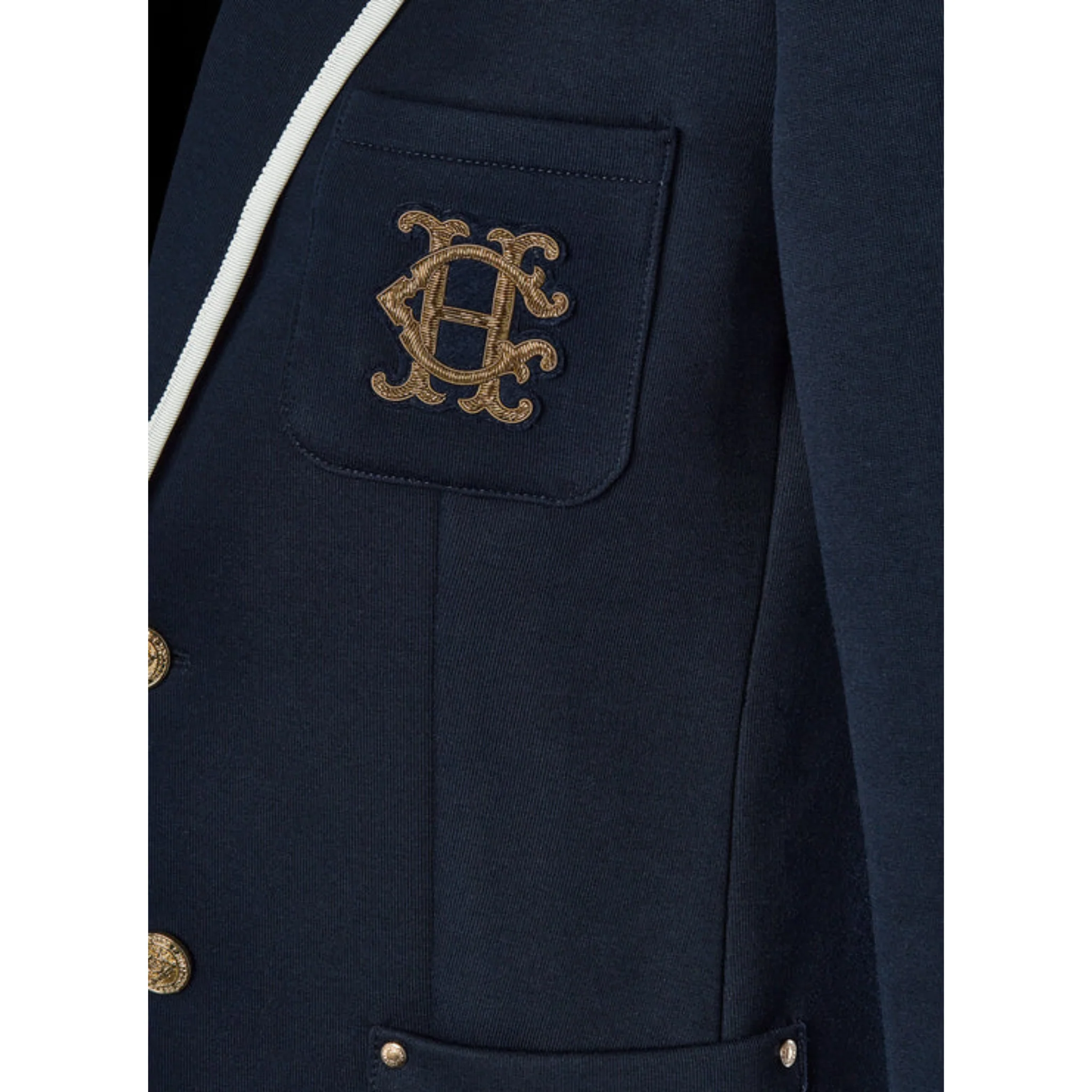 Womens Holland Cooper Ink Navy Henley Blazer - Image 6