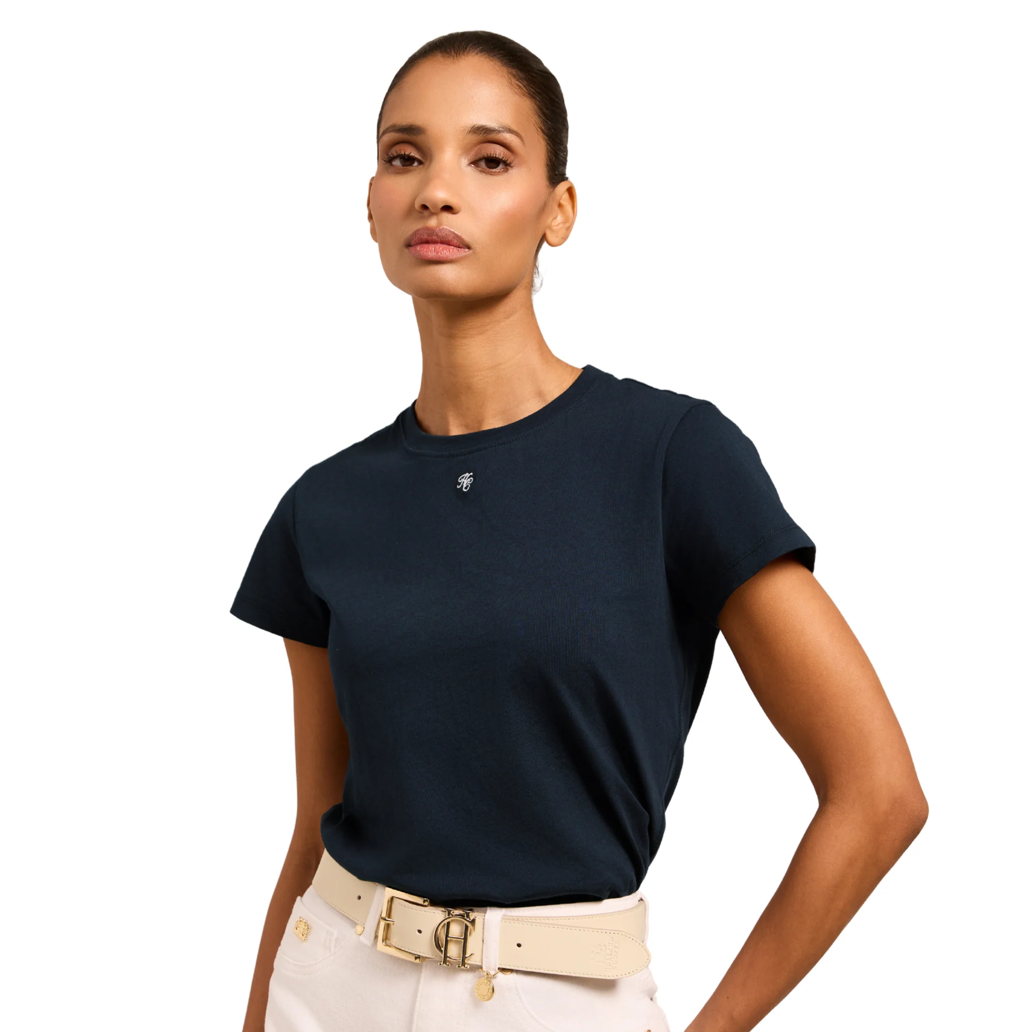 Womens Holland Cooper Ink Navy Monogram Tee - Image 2